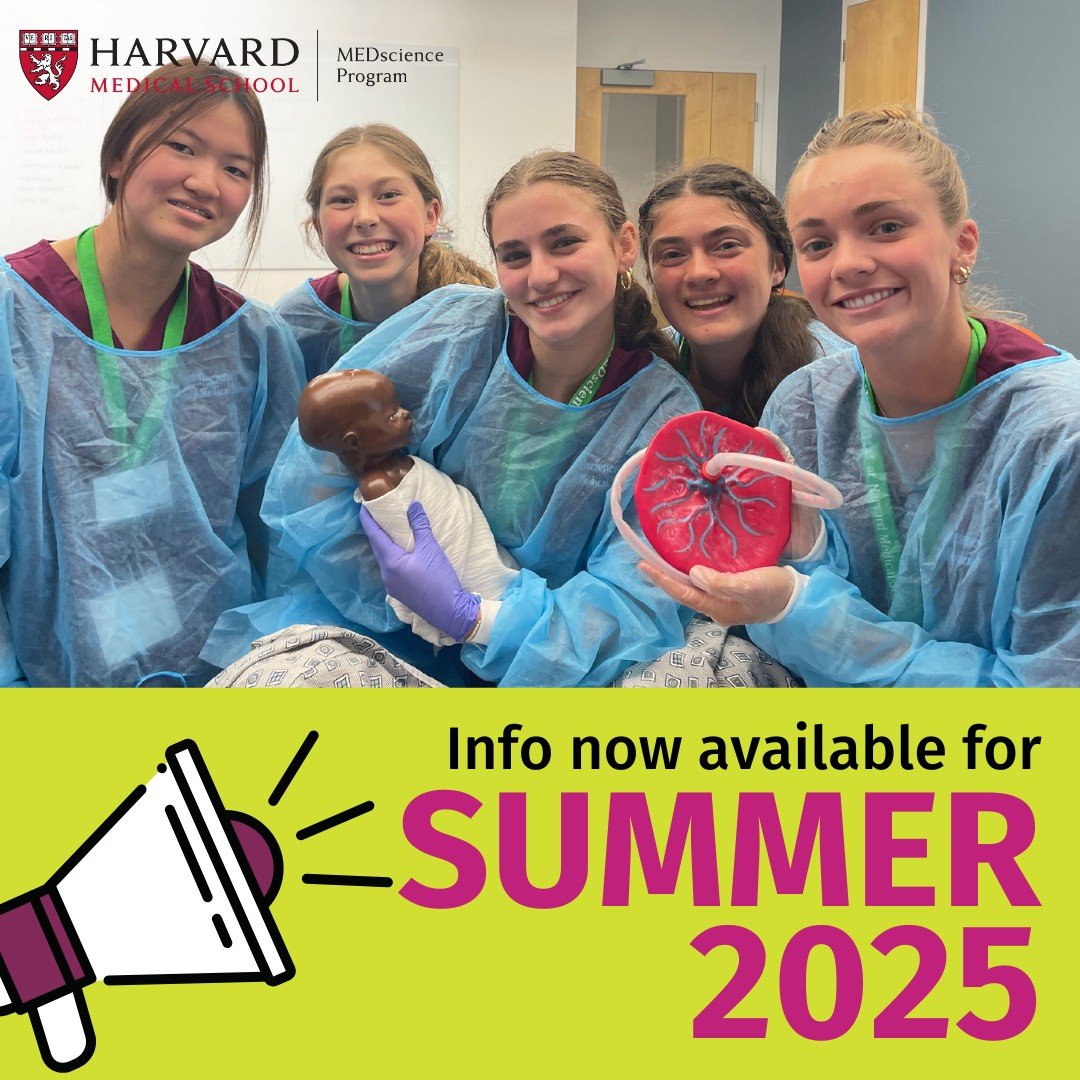 🌟 Dreaming of a Career in STEM? Start Here with us at HMS MEDscience! 🌟

Information is now available on our website! Check it out now for all of HMS MEDscience Summer Programs at Harvard Medical School!

- HMS MEDscienceClinical: Focusing on clinc