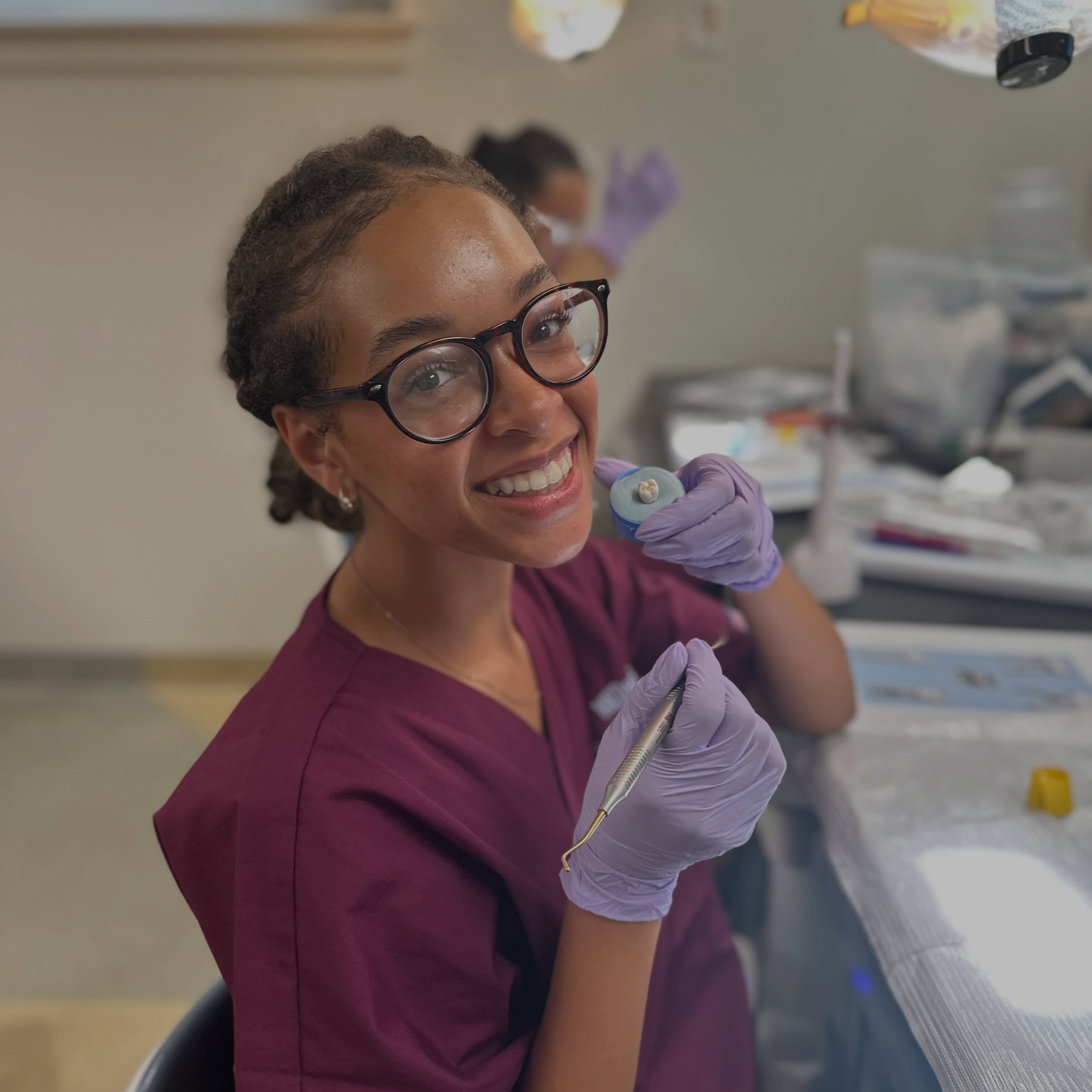 Just making some 🦷! Our dental program!