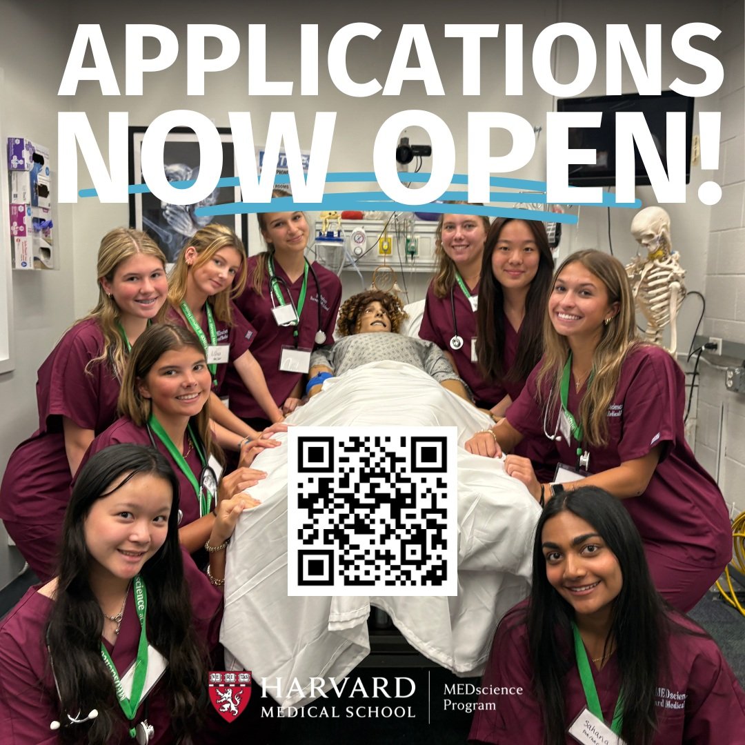 🗣️APPLICATIONS ARE OPEN FOR MEDSCI SCHOOL BREAK, 2027! 

Scan the QR code to apply.

Apps are open for our Clinical 🩺, Lab 🧪, Forensics 🫆, and Tech Foundations 🦾 programs.

Read more about each program and see dates at our website: https://www.h