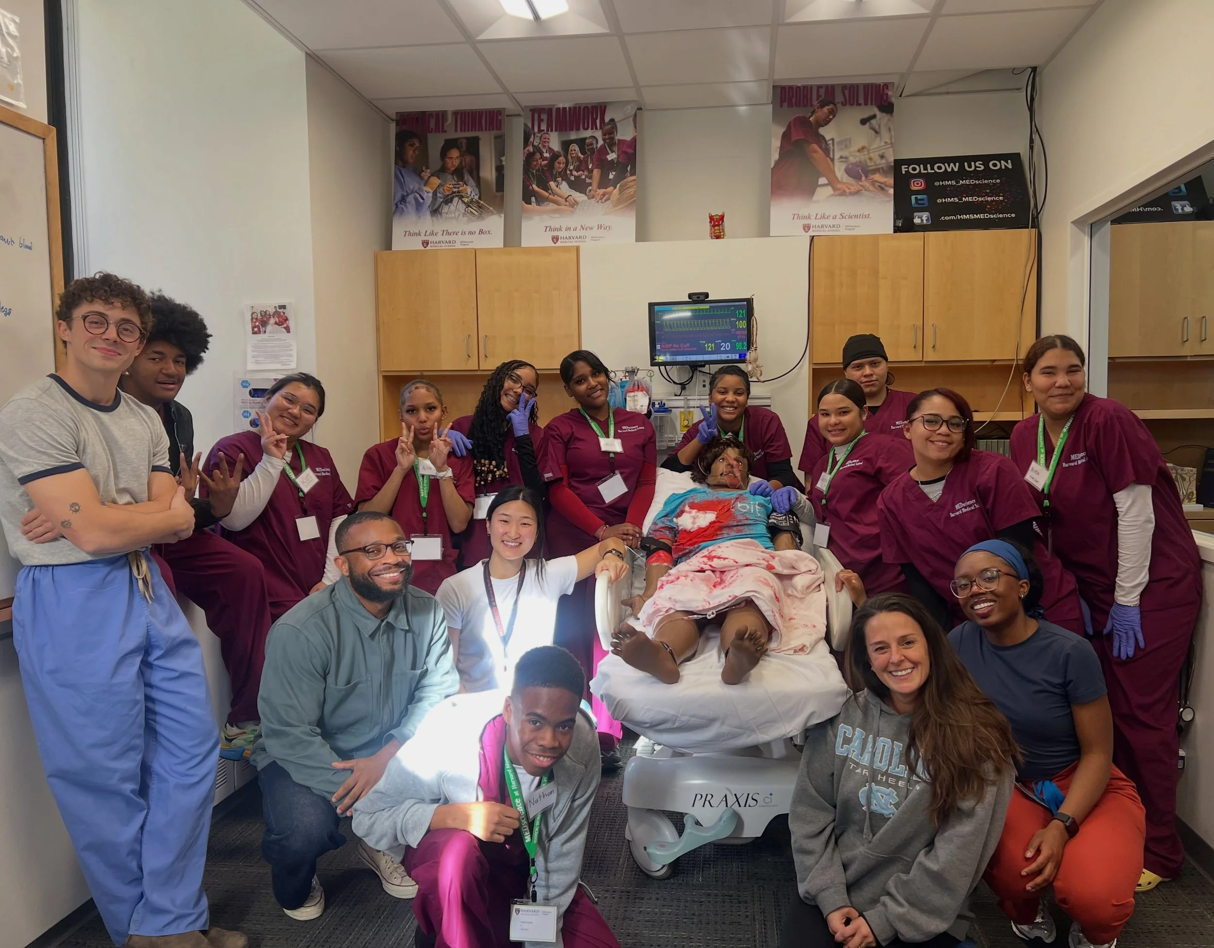 @bostonschools @ruthbatsonacademy  This is the next generation of health care providers!! What an amazing group of brilliant, kind, thoughtful students!! Thank you for sharing your amazing students with us!! #stem #nextgeneration #nurses #doctors #sc