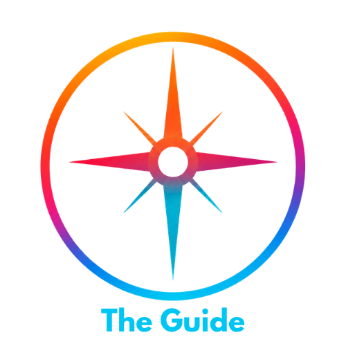 Braintopia Brain Profile circular compass icon for The Guide