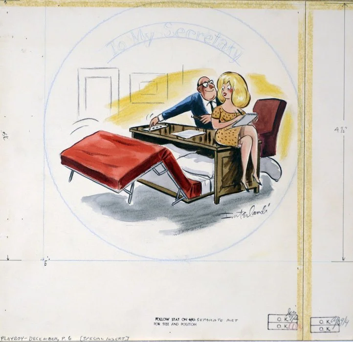 Original Playboy Art by Phil Interlandi