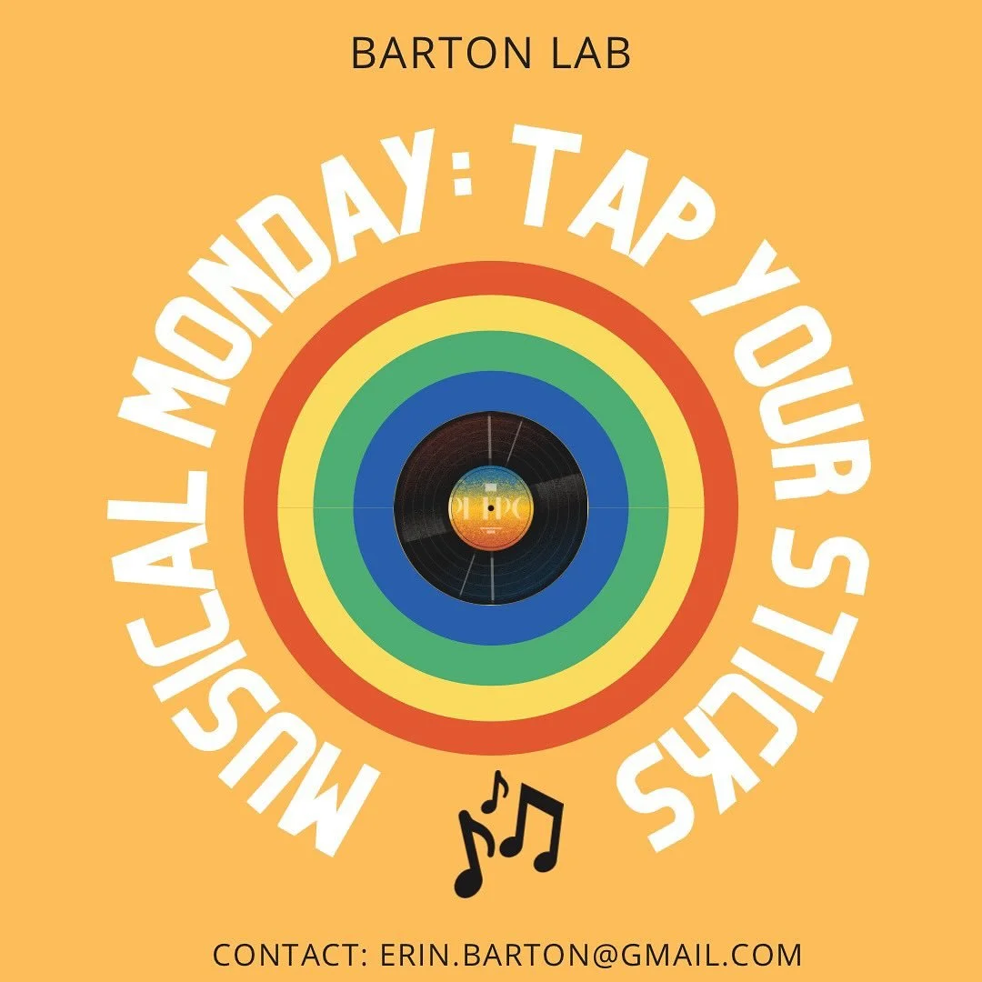 Happy Monday!🎵 Today we are going to play Tap Your Sticks! 
——
If you have any questions about this or supporting social-emotional competence in young children, you can email us here: Erin.Barton@gmail.com. We will be regularly checking