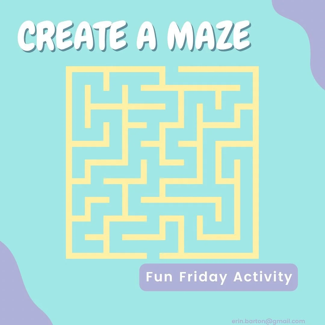 Happy Fun Friday! Today, we’re creating a maze☺️ this super fun activity helps develop skills like fine motor, measuring, and hand eye coordination. Share with us what your mazes look like!