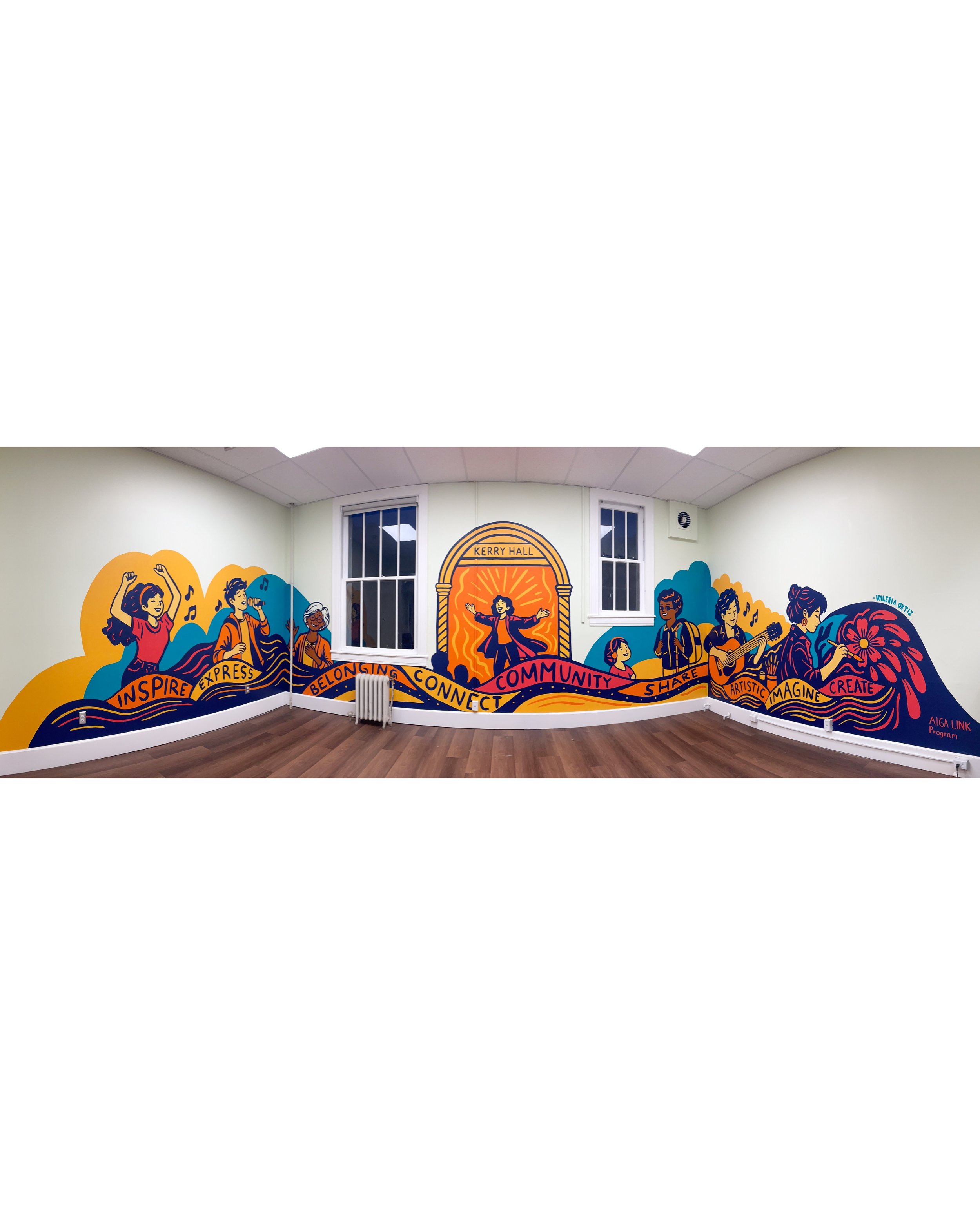 STG at Kerry Hall Mural