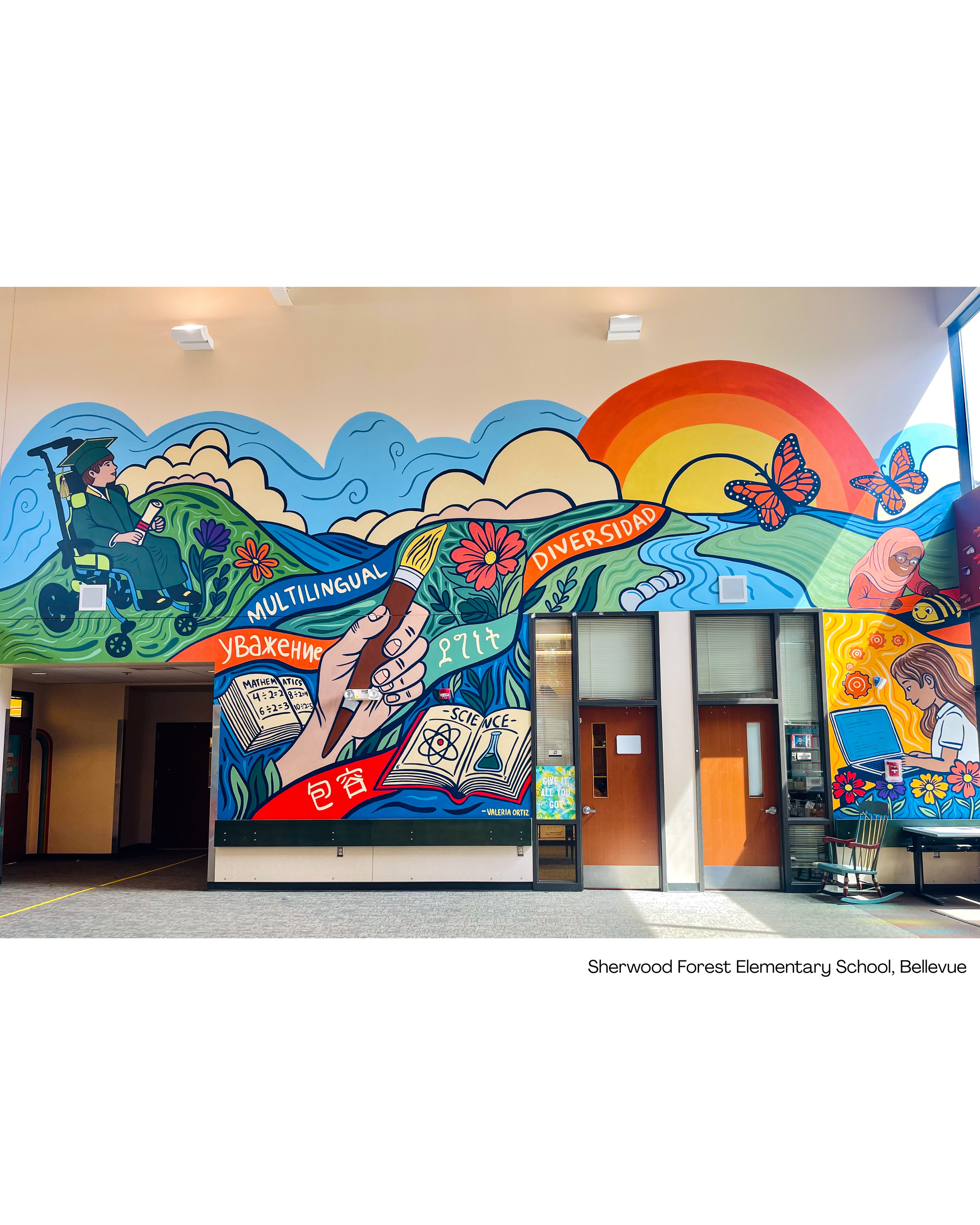 Sherwood Forest Elementary Mural