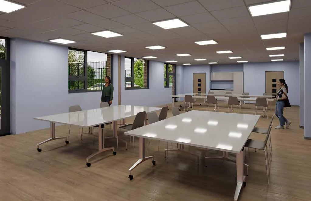 Indicative View of the Joint Classroom/Hall Space