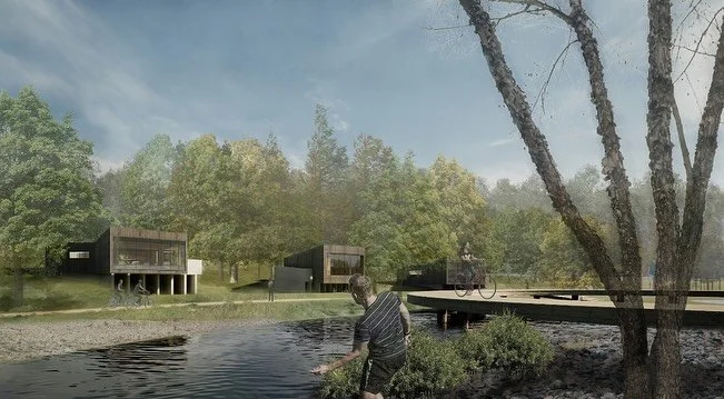 These are some images from a recent exercise in master planning and merging a large scale community project with the natural Ozark landscape. The result is harmony with the built environment, an intentionally orchestrated opportunity for recreation, 