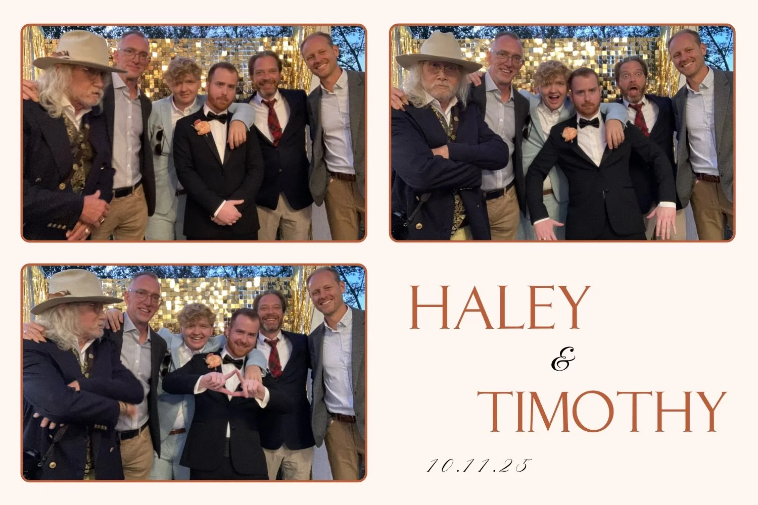 We had an amazing time celebrating Timothy and Haley this past weekend! We wish them a happy and healthy marriage. Cheers!