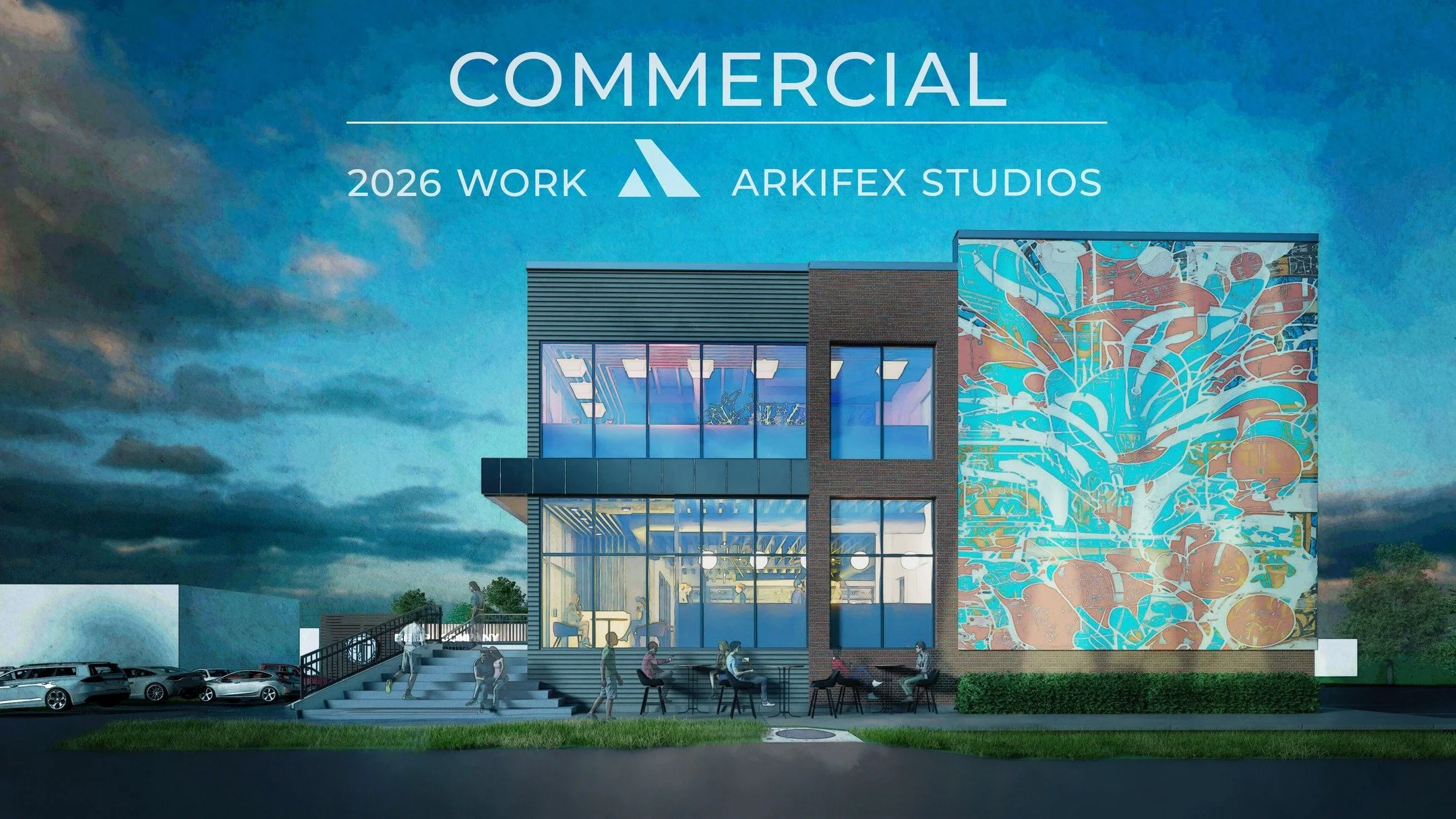 To add to the 2026 excitement for Arkifex, here are a few Commercial Projects we are looking forward to seeing complete in 2026. Actually, all of them will be complete in early 2026! 

Our commercial project have been vast, for new building for Tie a