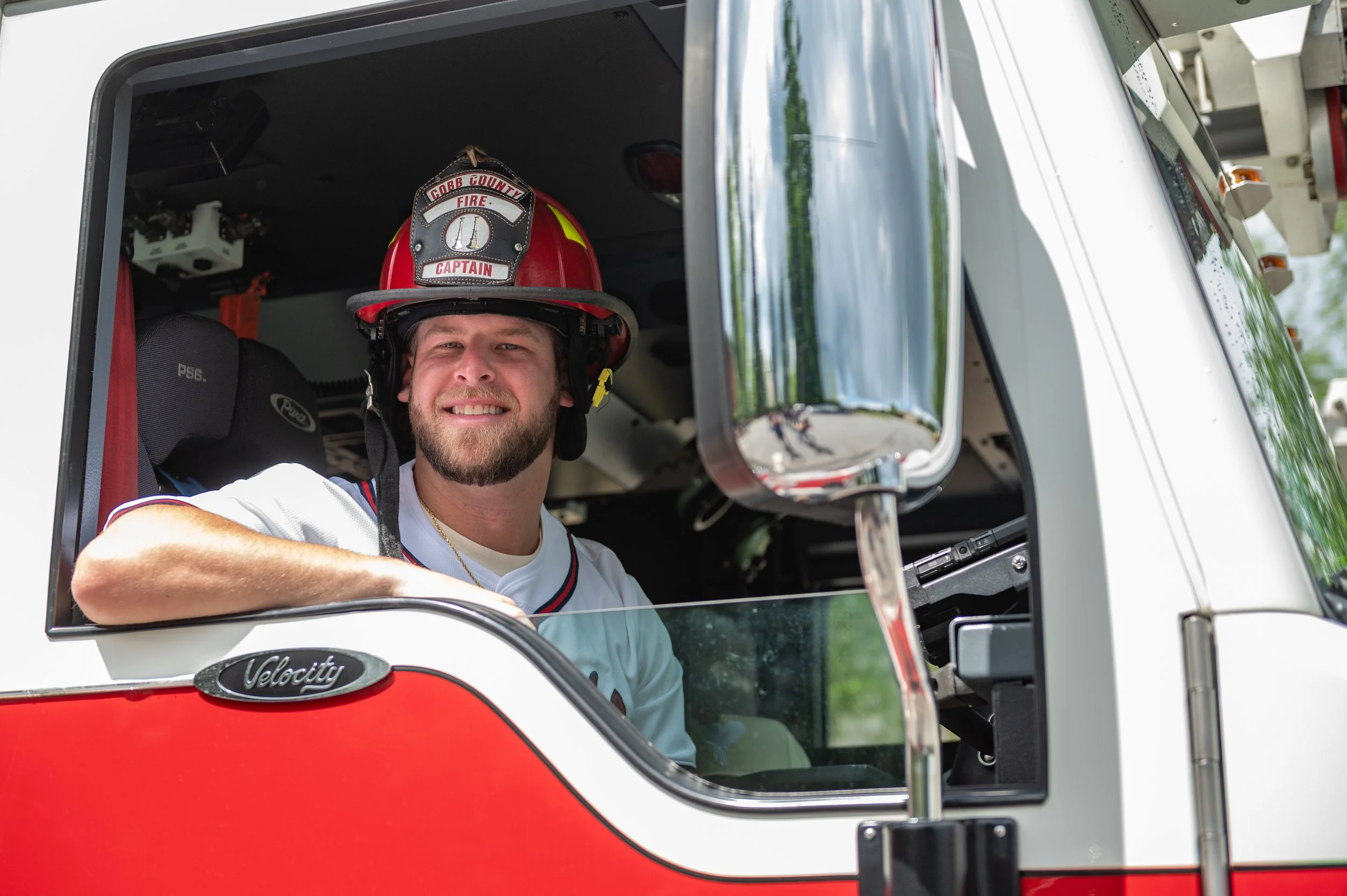 AJ Minter First Responders Visit