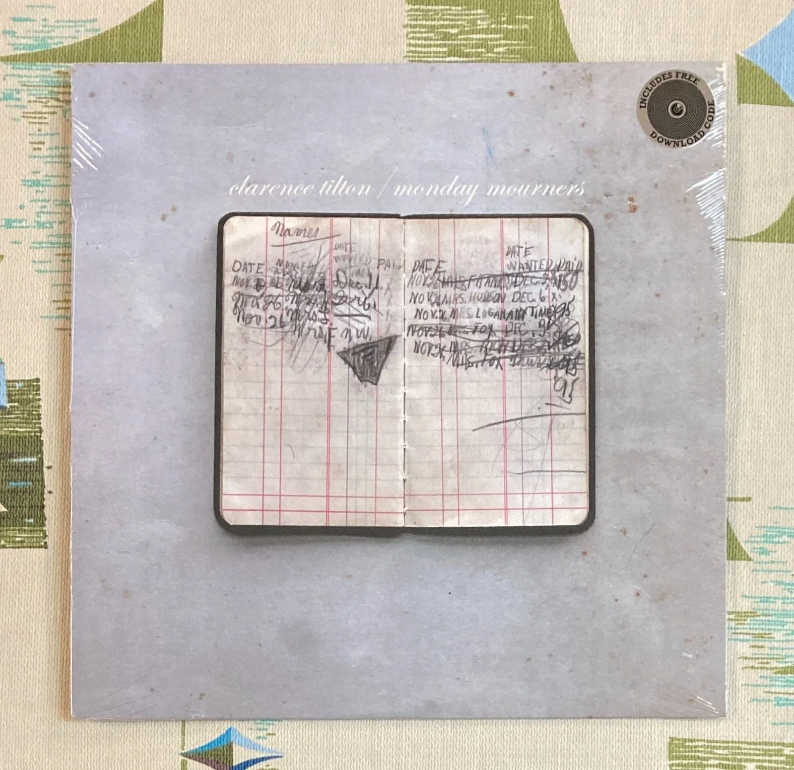 $24 - 2018 - Clarence Tilton/Monday Mourners Split Sealed LP