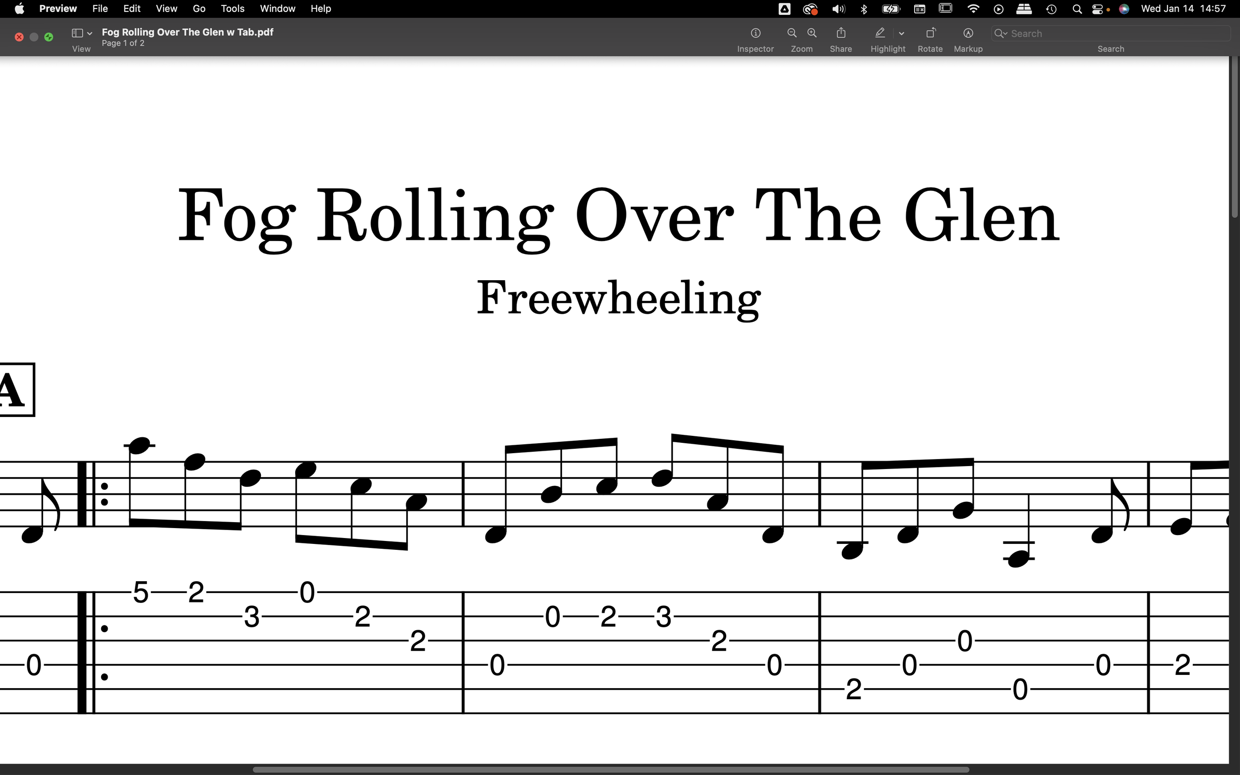 Fog Rolling Over the Glen