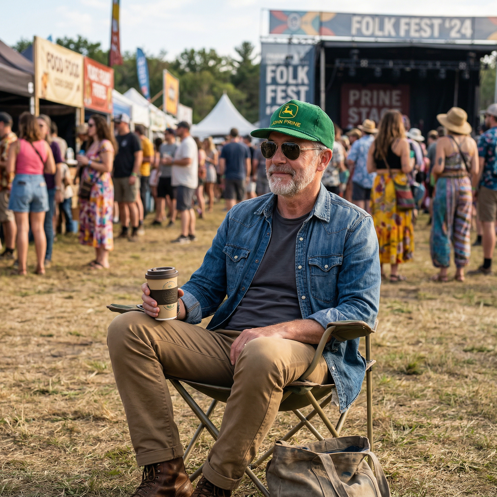 Brendan Forrest_John Prine Hat_Green_Model 1.jpg (Copy)