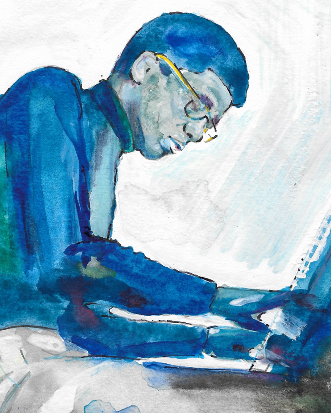 Herbie Hancock - Original Watercolor