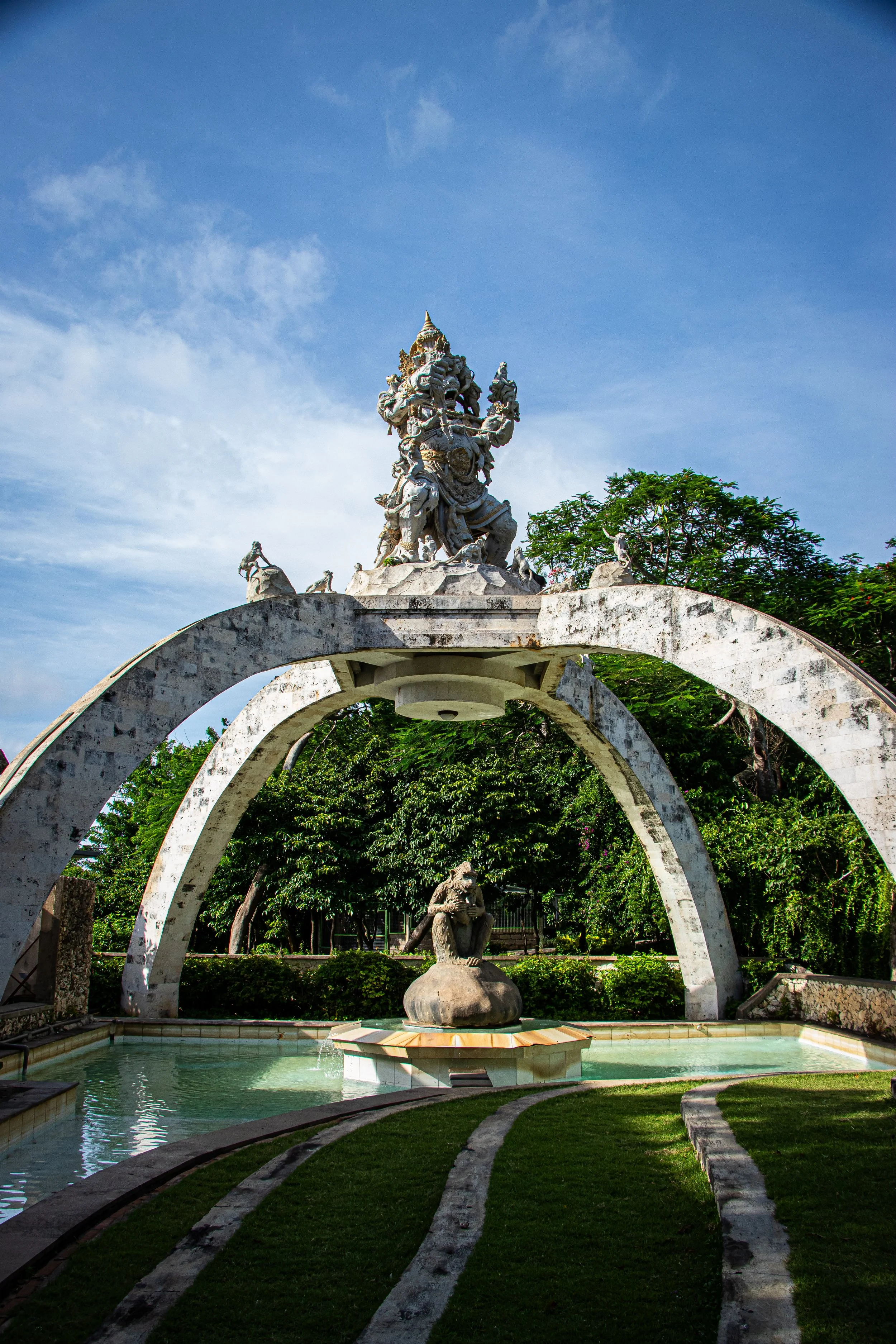 Uluwatu Temple Monkey King Statue