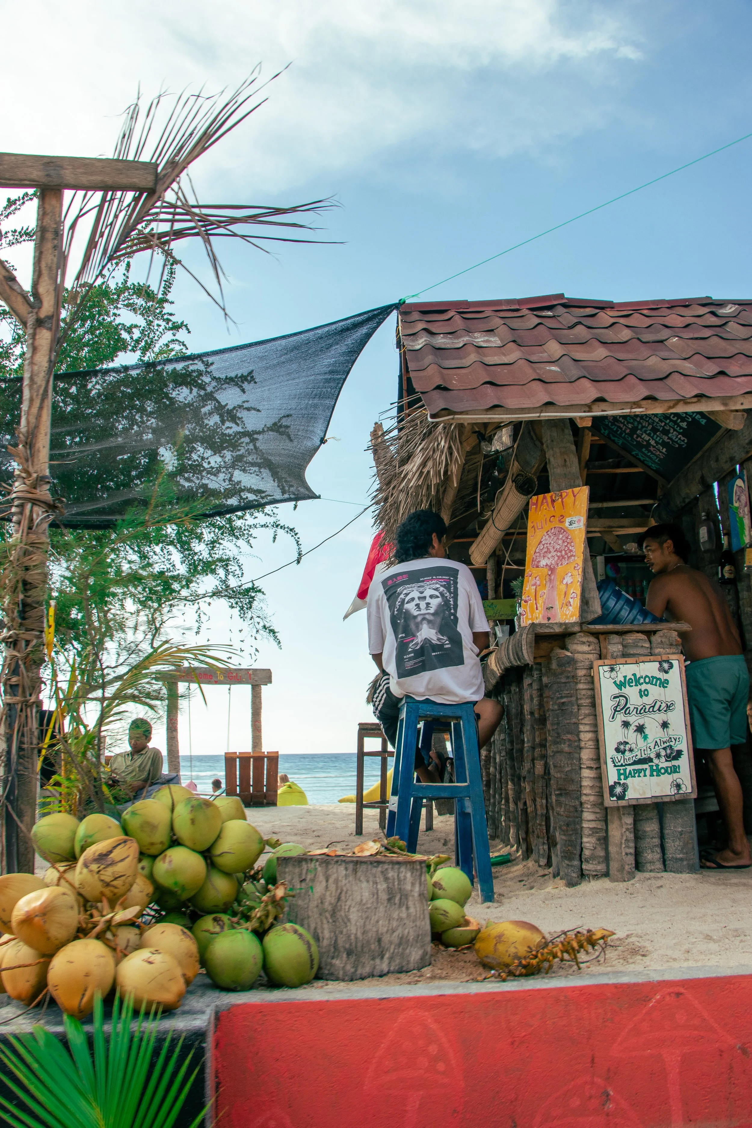 Coconut stand