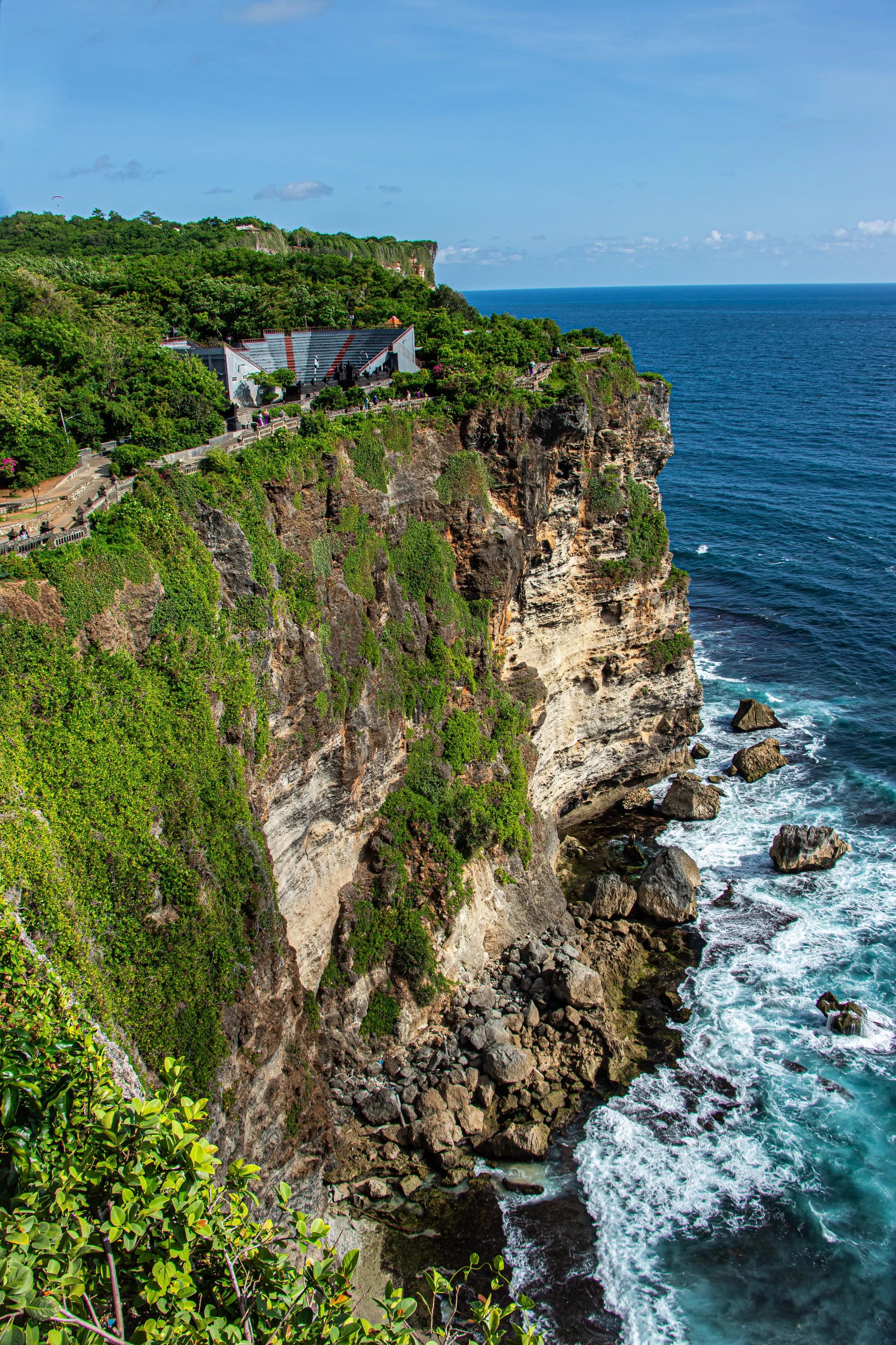 Stunning cliffs at Uluwatu Temple in Bali