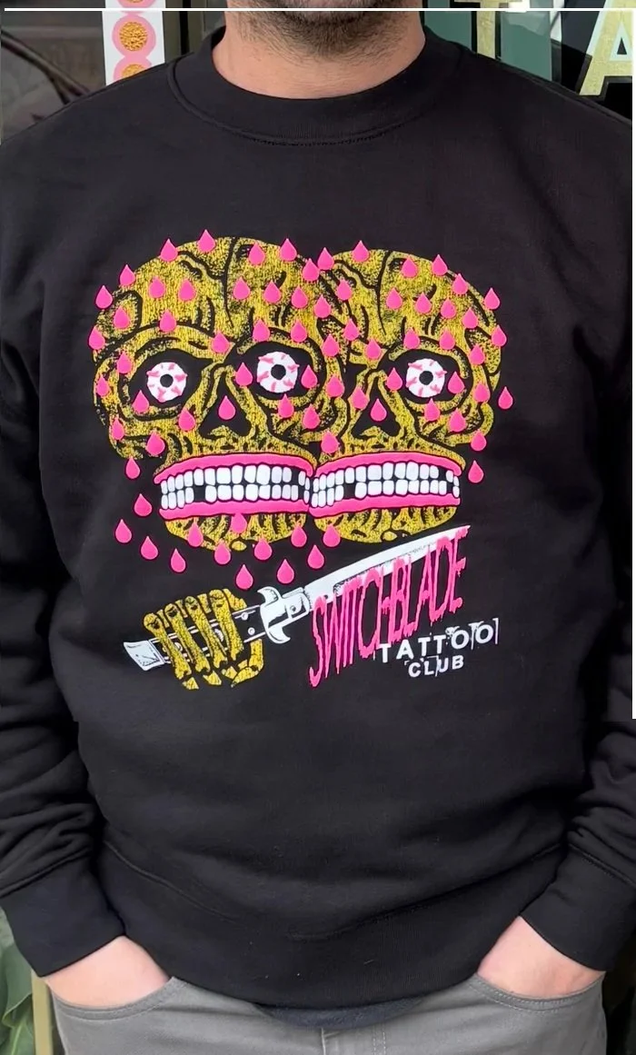 SWITCHBLADE TATTOO CLUB CREWNECK