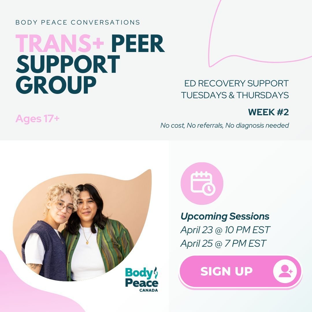 🌟 Week 2 of our Trans+ Peer Support Group is here! Join us for our upcoming sessions:
🗓️ April 23 at 10 PM EST
🗓️ April 25 at 7 PM EST

It&rsquo;s not just a group; it&rsquo;s a space for discussion, sharing, and mutual support. 🌈 In our sessions