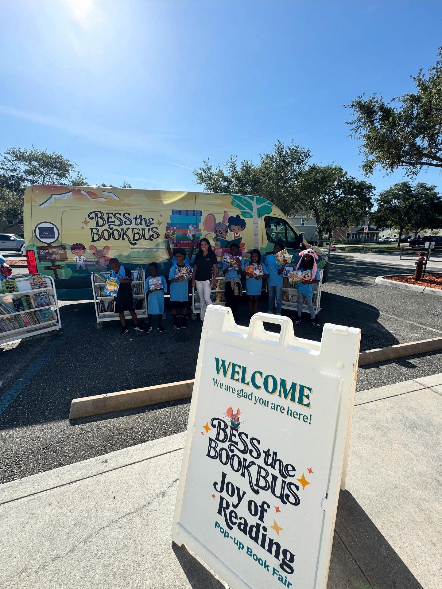 It was Books and Breakfast at THA summer camp today! Thank you to our friends at @demesminanddover for coming out to share your love of reading with the kids!