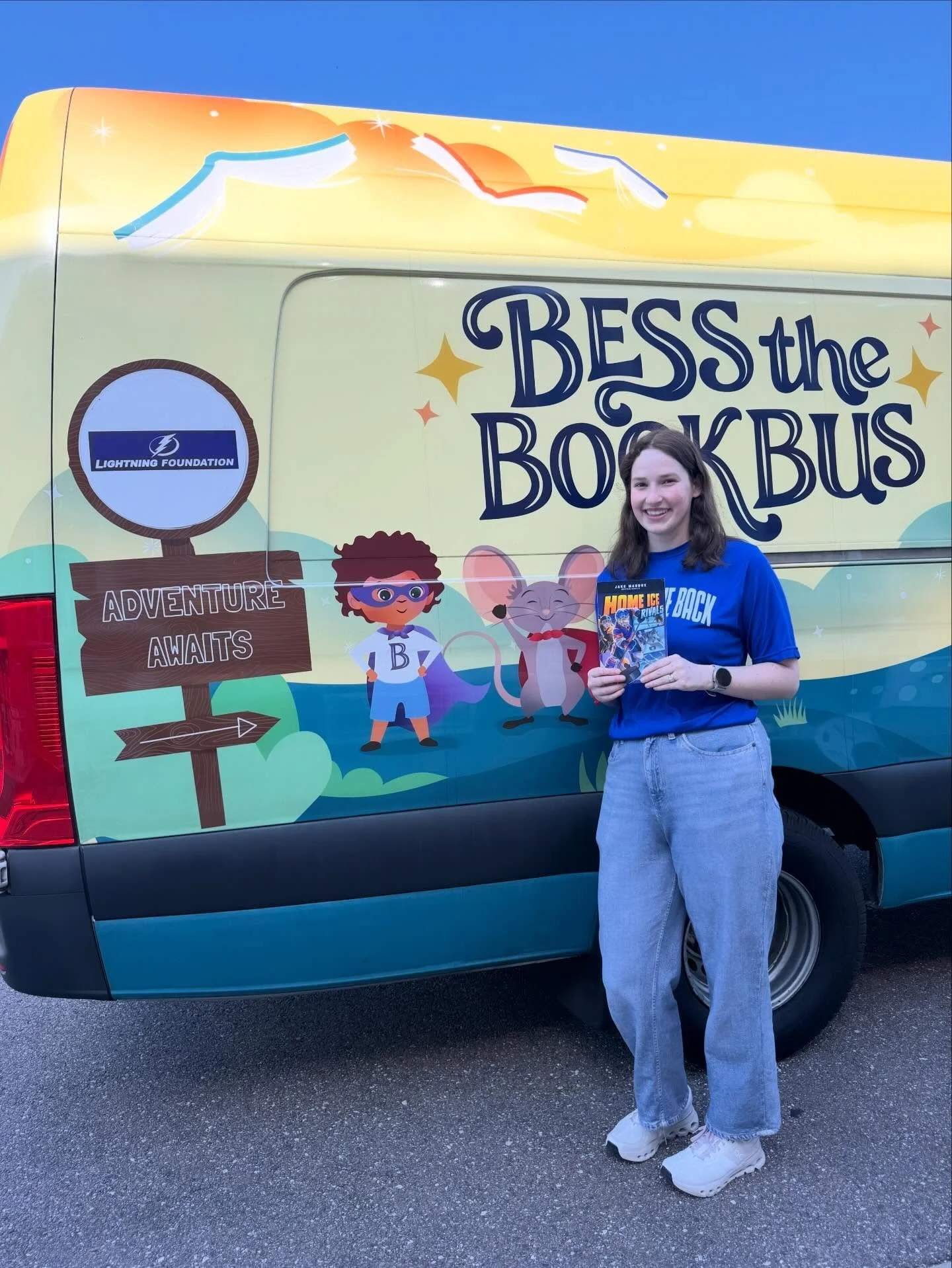 Choice of and access to brand new free books for the win! Thank you to the @lightningfoundation for making it possible for us to host our Joy of Reading Pop Up Book Fairs 4 times a year at 8 schools this year!