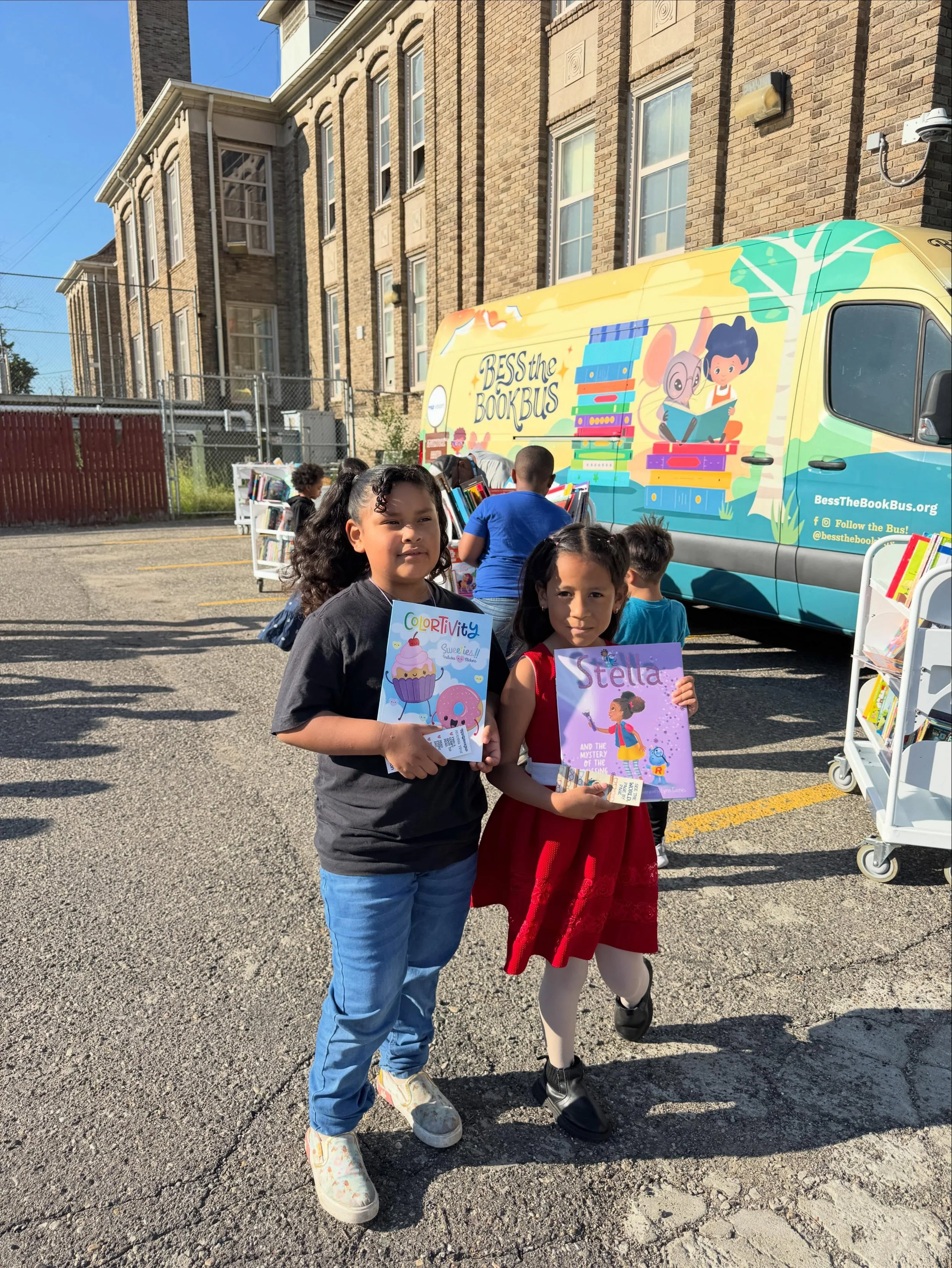 Day 1 at Harms Elementary in Detroit was full of joy and wonder! We threw a school-wide Joy of Reading Book Party alongside our friends at @vspvisioncare &mdash; because healthy sight and a love of reading go hand in hand. When you can&rsquo;t see cl
