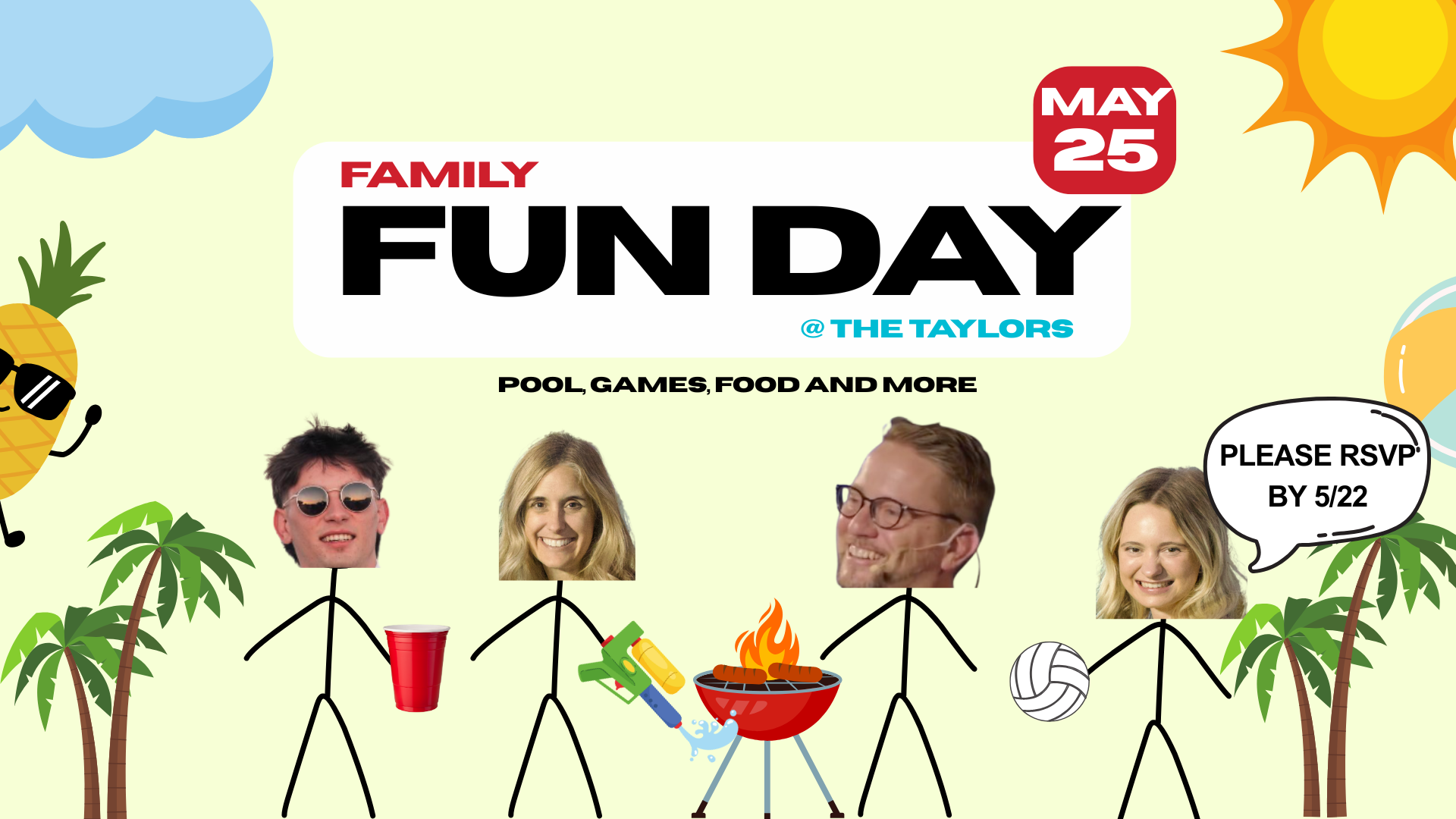 Family Fun Day @ the Taylors