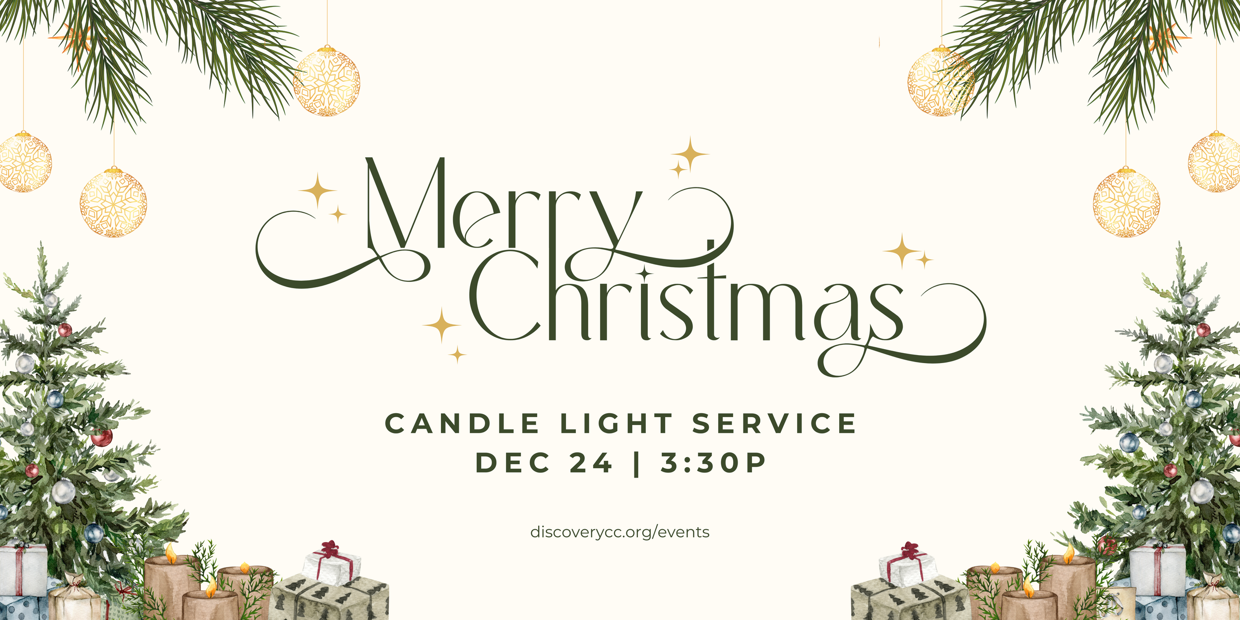 CANDLE LIGHT CHRISTMAS EVE SERVICE