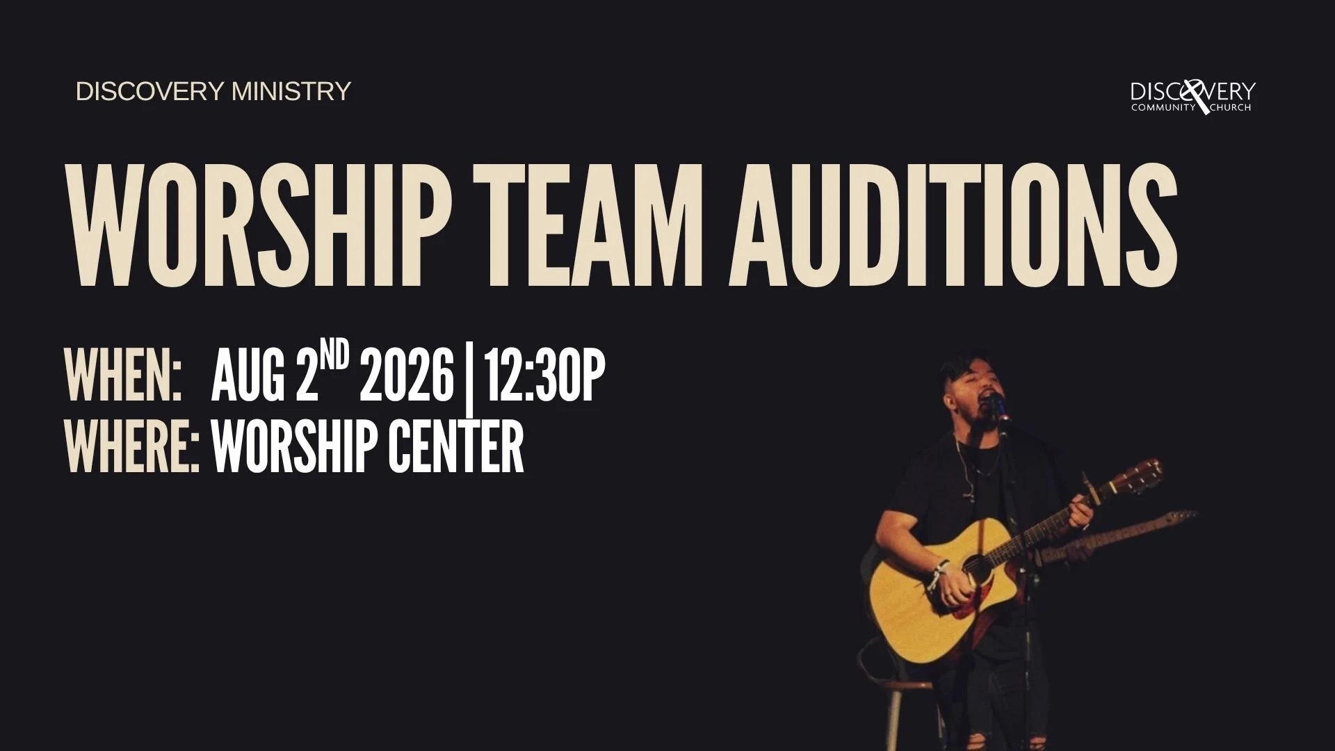 Worship Team Auditions