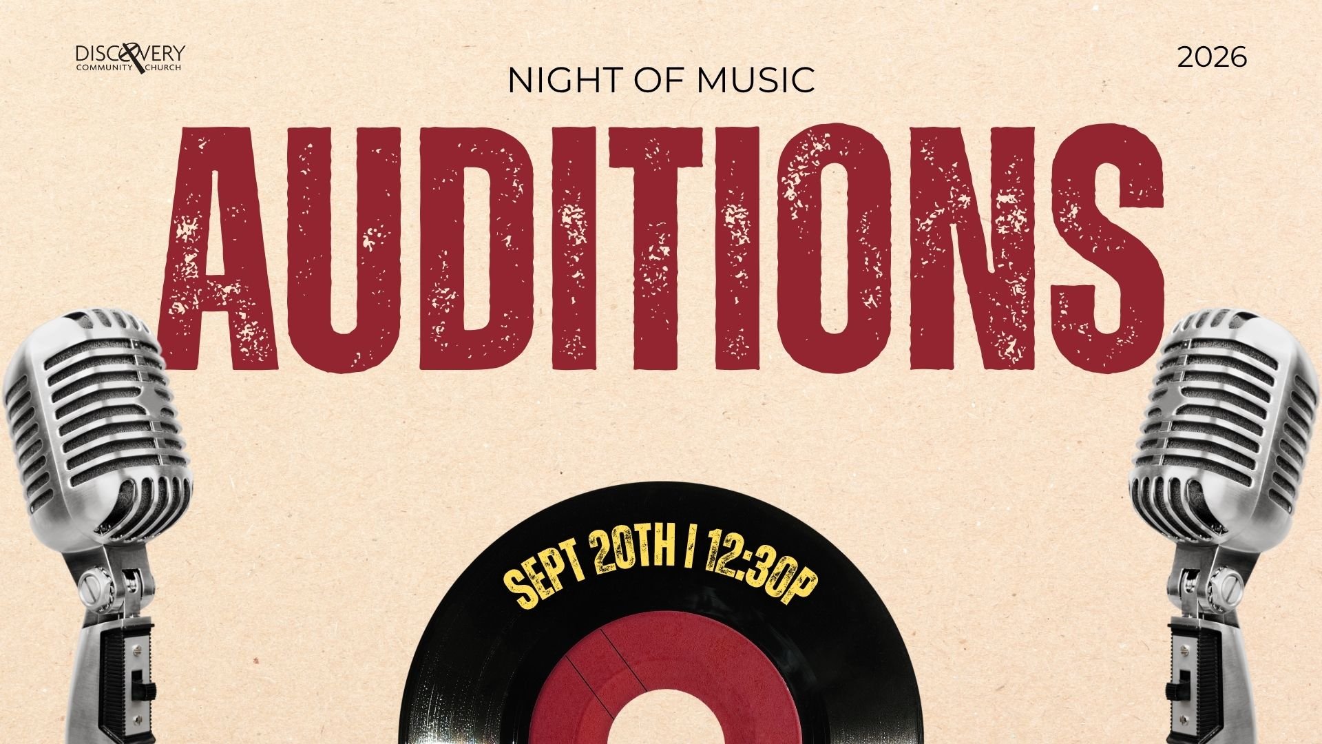 Night of Music Auditions