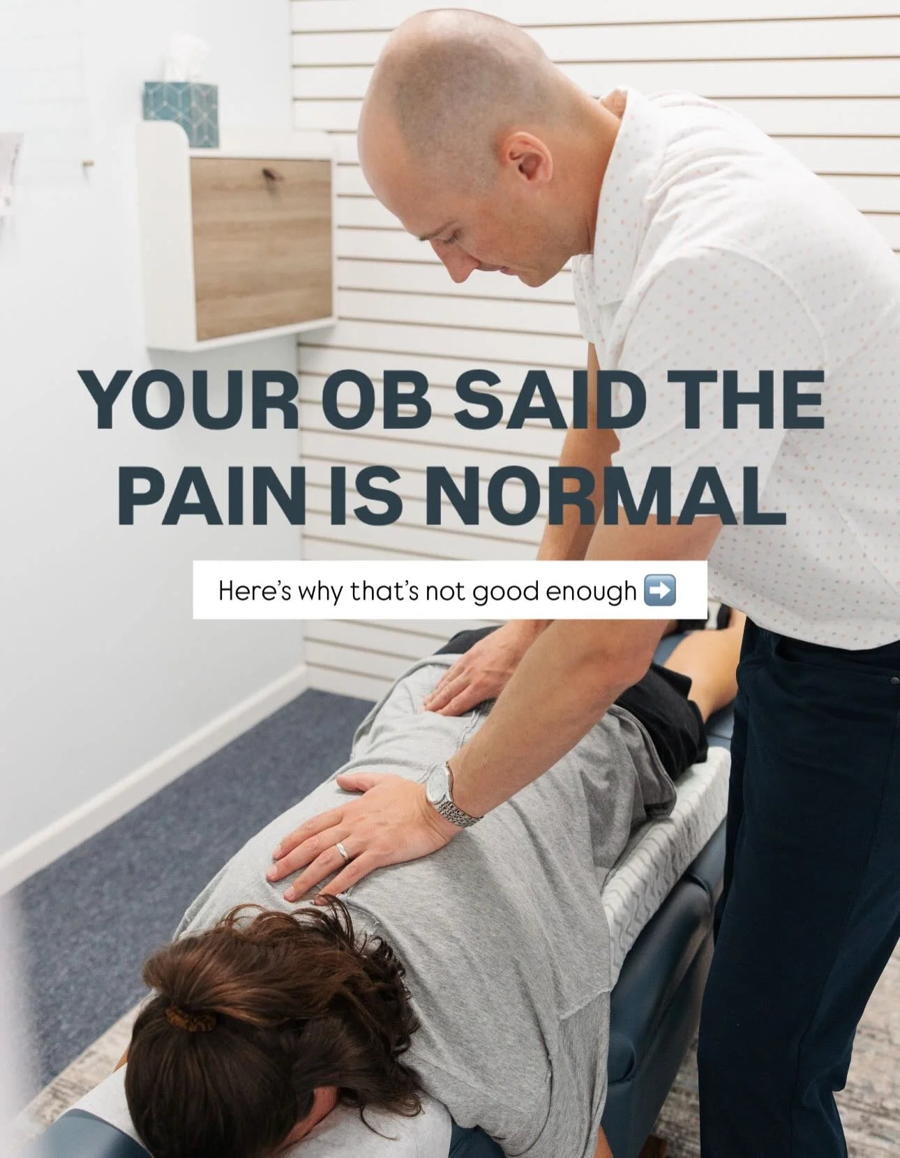 Your OB isn&rsquo;t wrong that pregnancy pain is common, but common doesn&rsquo;t mean we accept it as normal. 

You shouldn&rsquo;t cry getting out of bed or wince every time you take a step or avoid activity because of how your body might feel. The