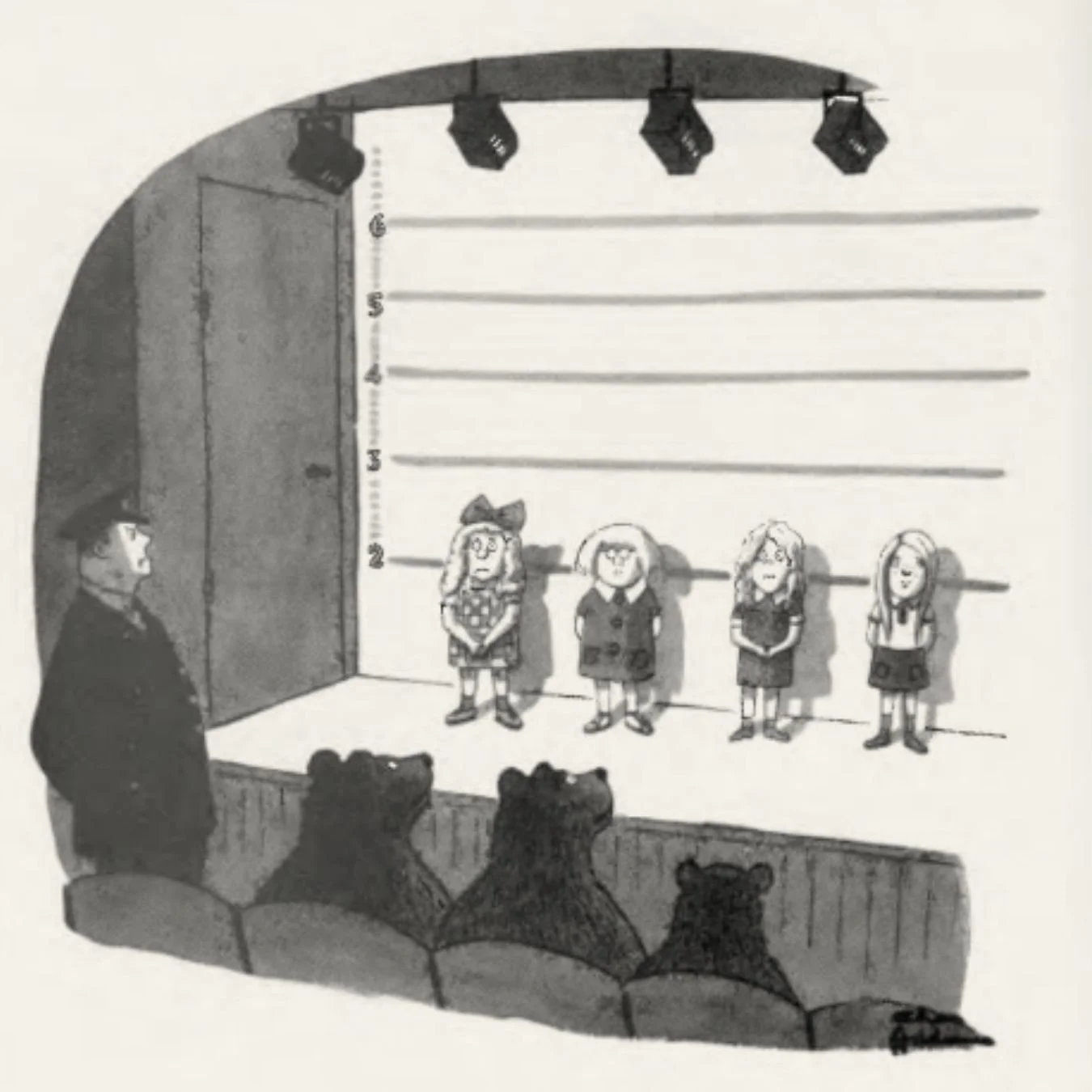  Addams, C. (2002, Feb. 18). “Goldilocks” [Illustration].  The New Yorker , p. 152.   https://archives.newyorker.com/newyorker/2002-02-18/flipbook/152/  . 