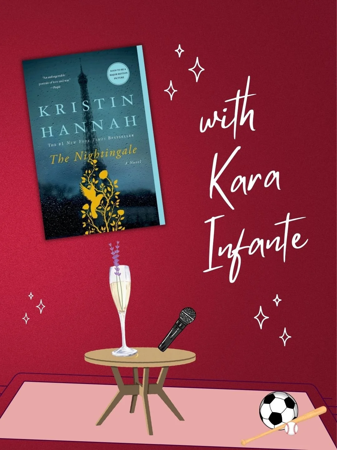 The Nightingale by Kristin Hannah with Kara Infante