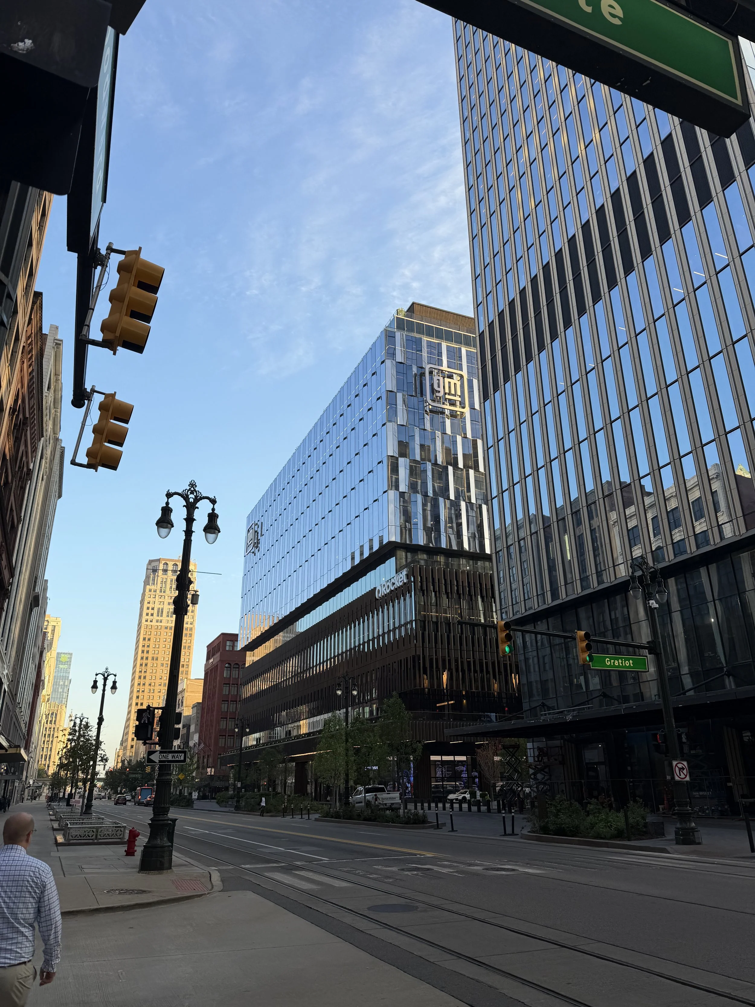 The Department building where the Gilbert meeting in Detroit was held.
