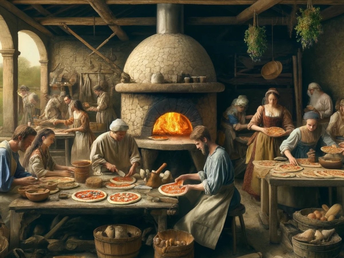 DALL%C2%B7E+2024-04-30+17.17.33+-+Create+an+image+in+the+style+of+an+Italian+Renaissance+painting%2C+depicting+multiple+people+making+pizzas+in+front+of+a+wood-fired+oven.+The+scene+is+s.jpg