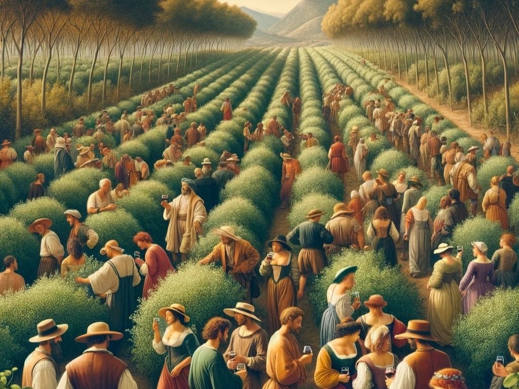 DALL%C2%B7E+2024-04-30+17.29.19+-+Create+an+image+in+the+style+of+an+Italian+Renaissance+painting%2C+depicting+a+large+group+of+people+touring+a+caper+farm+and+drinking+wine%2C+in+a+4_3+as.jpg