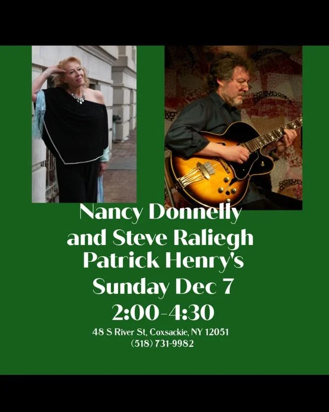 🎶 Live Music This Sunday!
Join us at Patrick Henry&rsquo;s for an afternoon of great tunes with Nancy Donnelly &amp; Steve Raleigh!

📅 Sunday, December 7
⏰ 2:00&ndash;4:30 PM
📍 48 S River St, Coxsackie

Kick back, grab a cocktail, and enjoy the pe