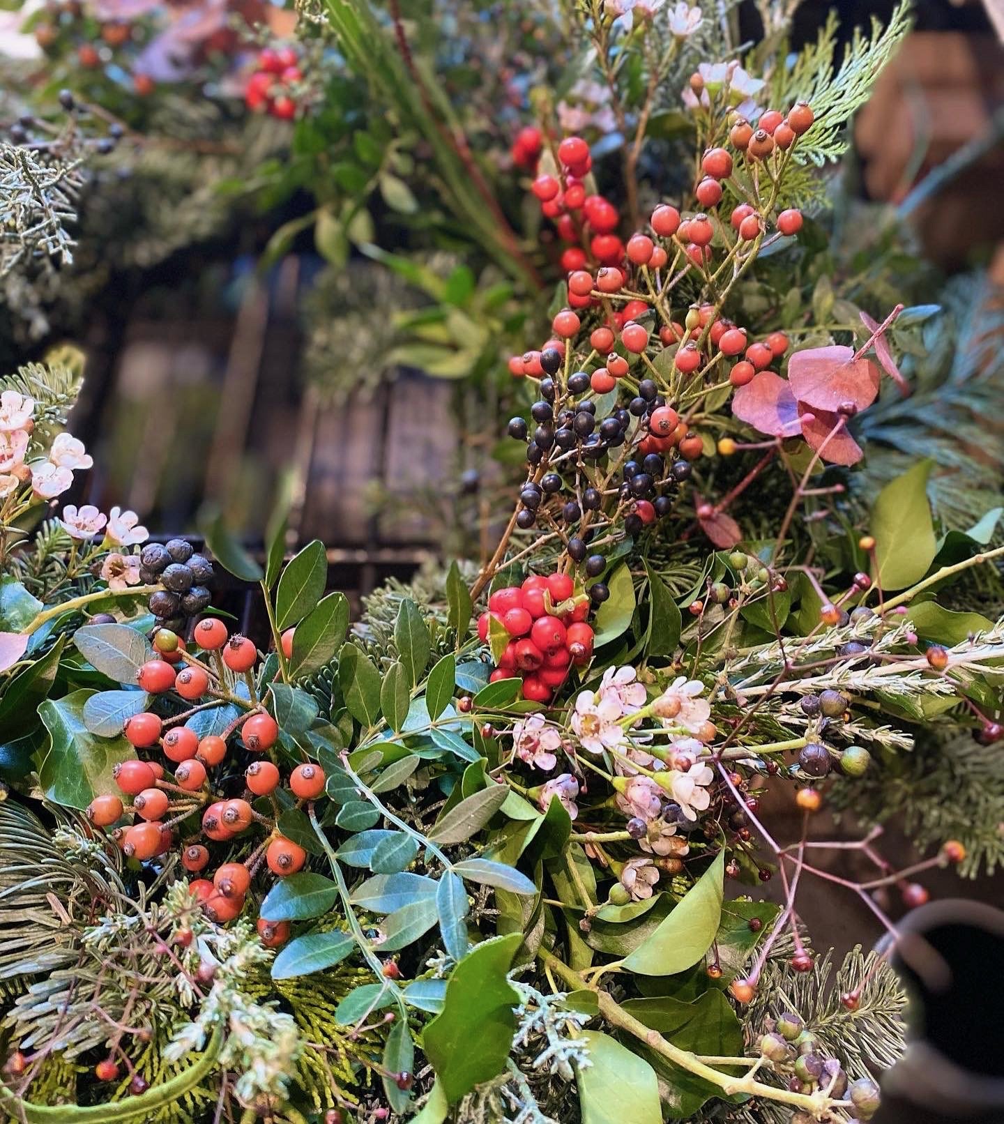 wreath workshop wreaths east london wreath workshop bespoke wreath leytonstone wreath workshop leyton wreath workshop festive wreath
