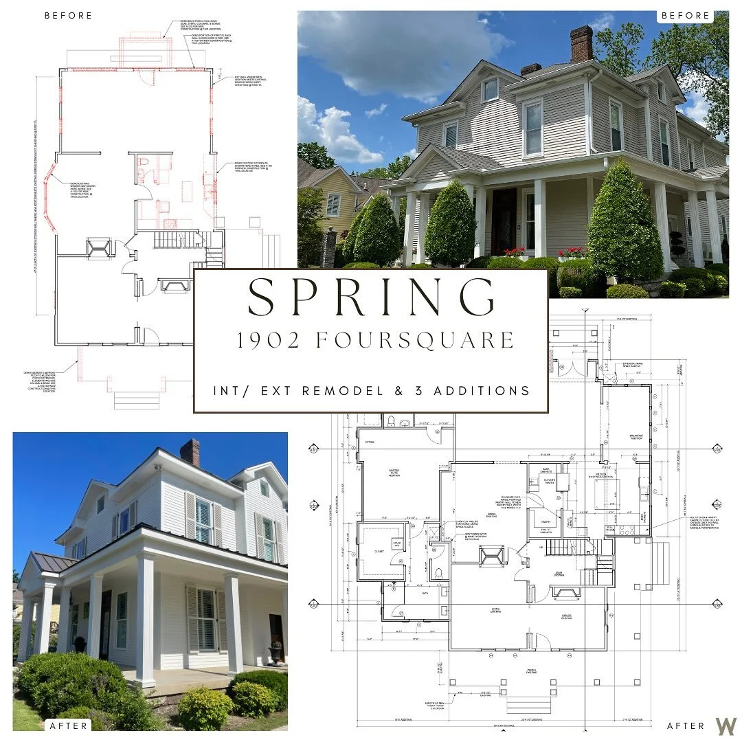 I love historic homes. 
The stories that tie to community, the attention to detail, the graciousness… each historic home is special. 
The homes shown are from TN and MT. The projects preserved the historic character and features of the front