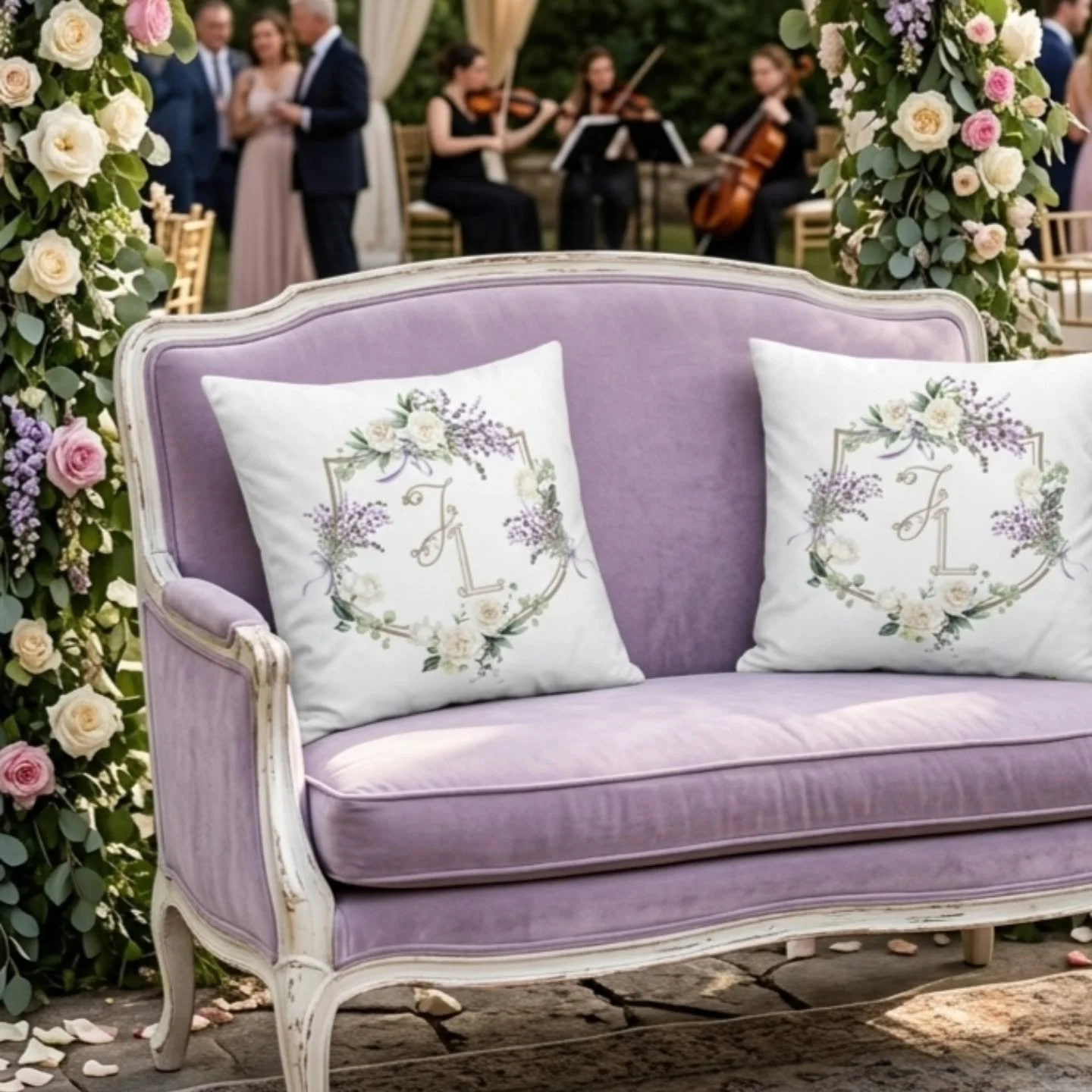 Imagine the setting...

Pillow talk just got a major upgrade.

You already love our signature custom crests for stationery. Now, we&rsquo;re putting them right where your guests get comfortable.

Say hello to custom lounge pillows, officially availab