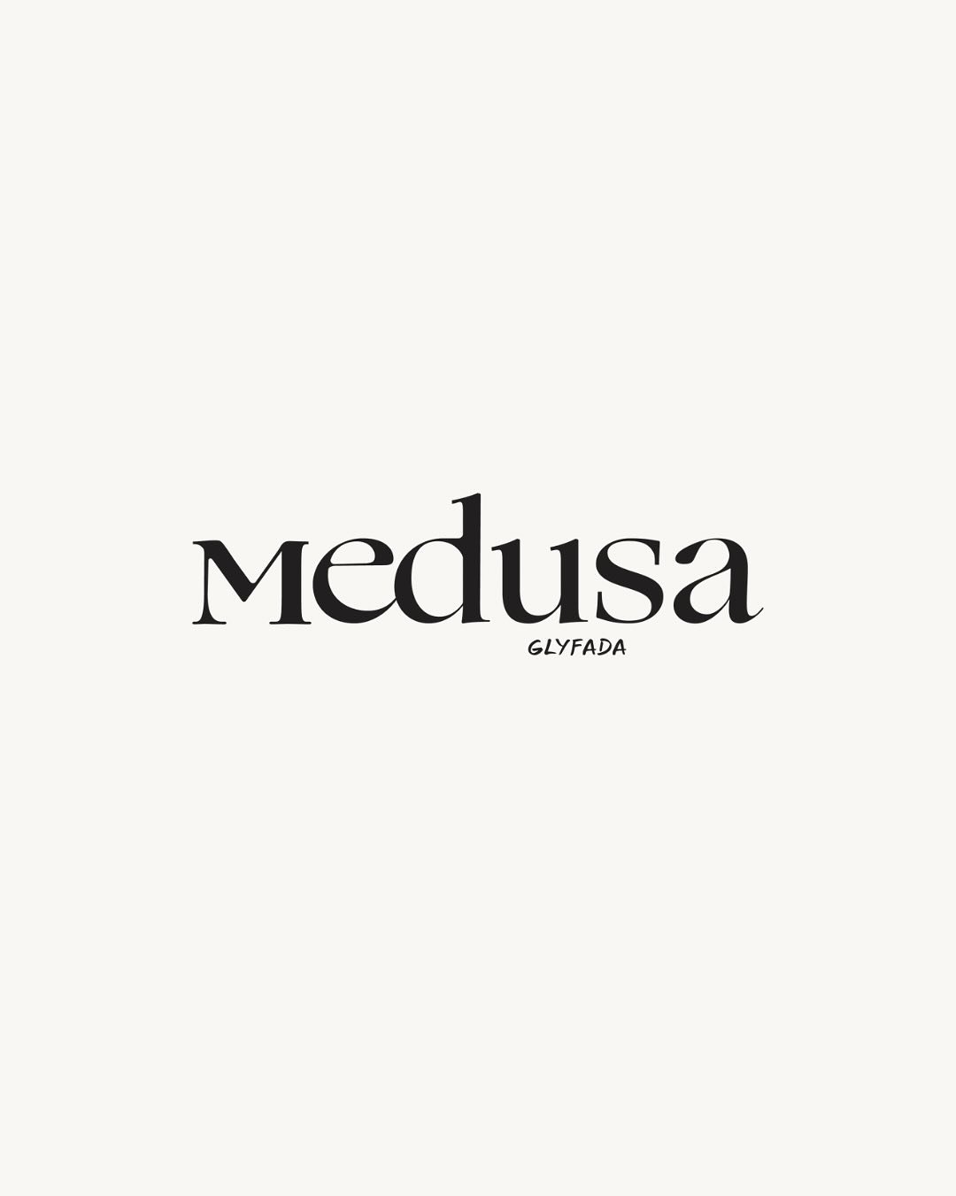 new logo designed for @medusa.glyfada hair and beauty salon 🤍🩶