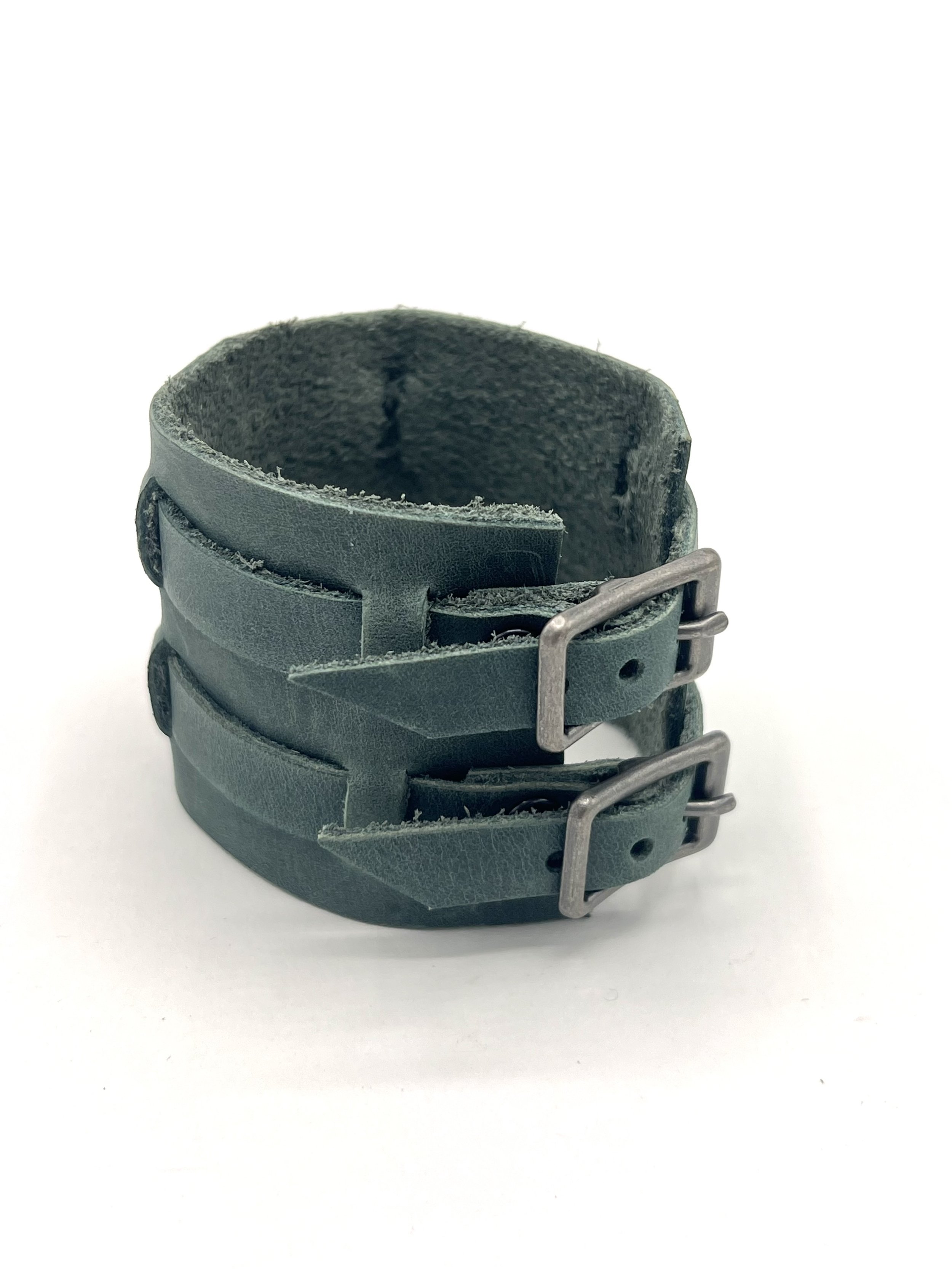 Double Buckle Cuff- Turquoise