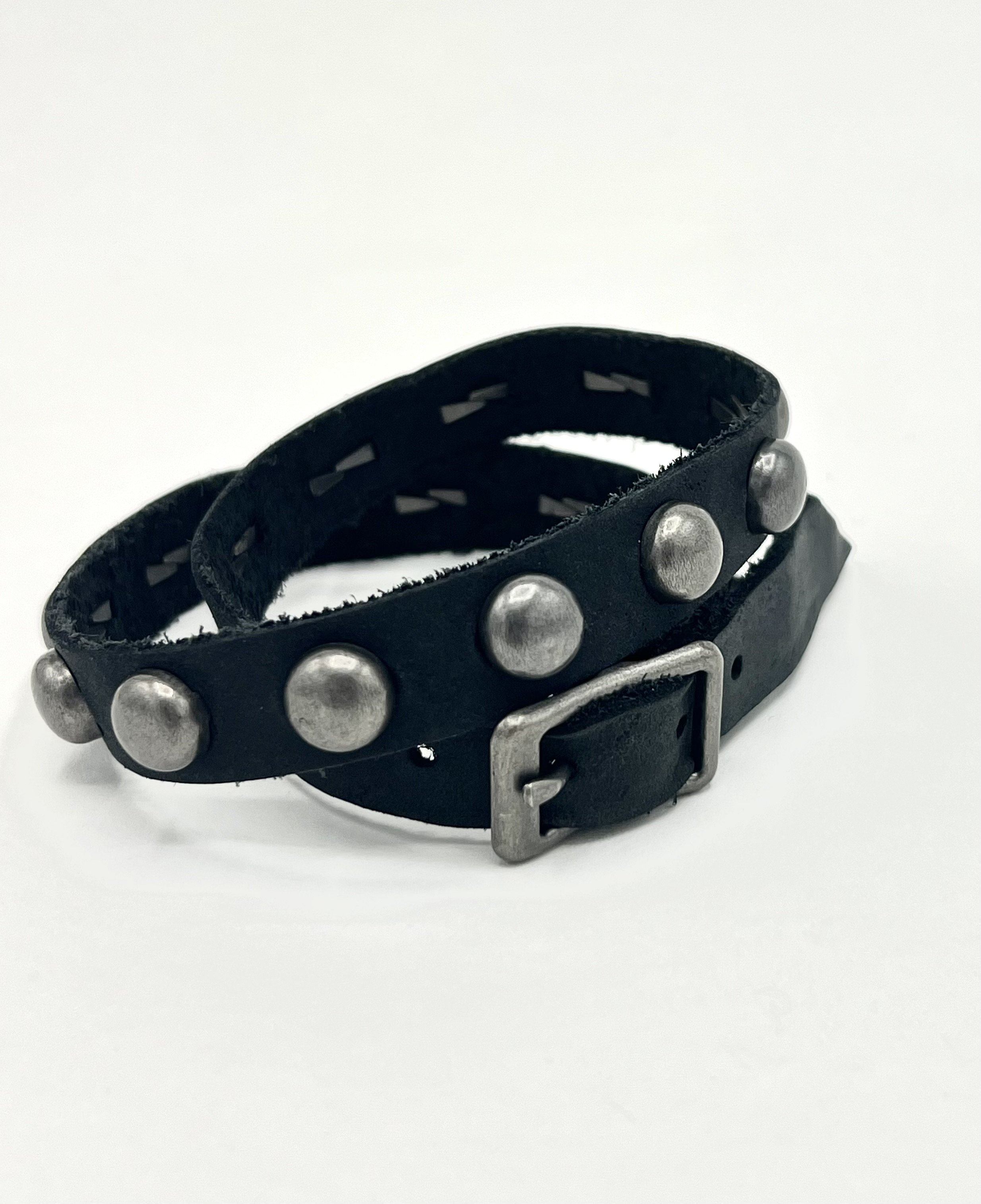 Double Wrap Cuff- Black