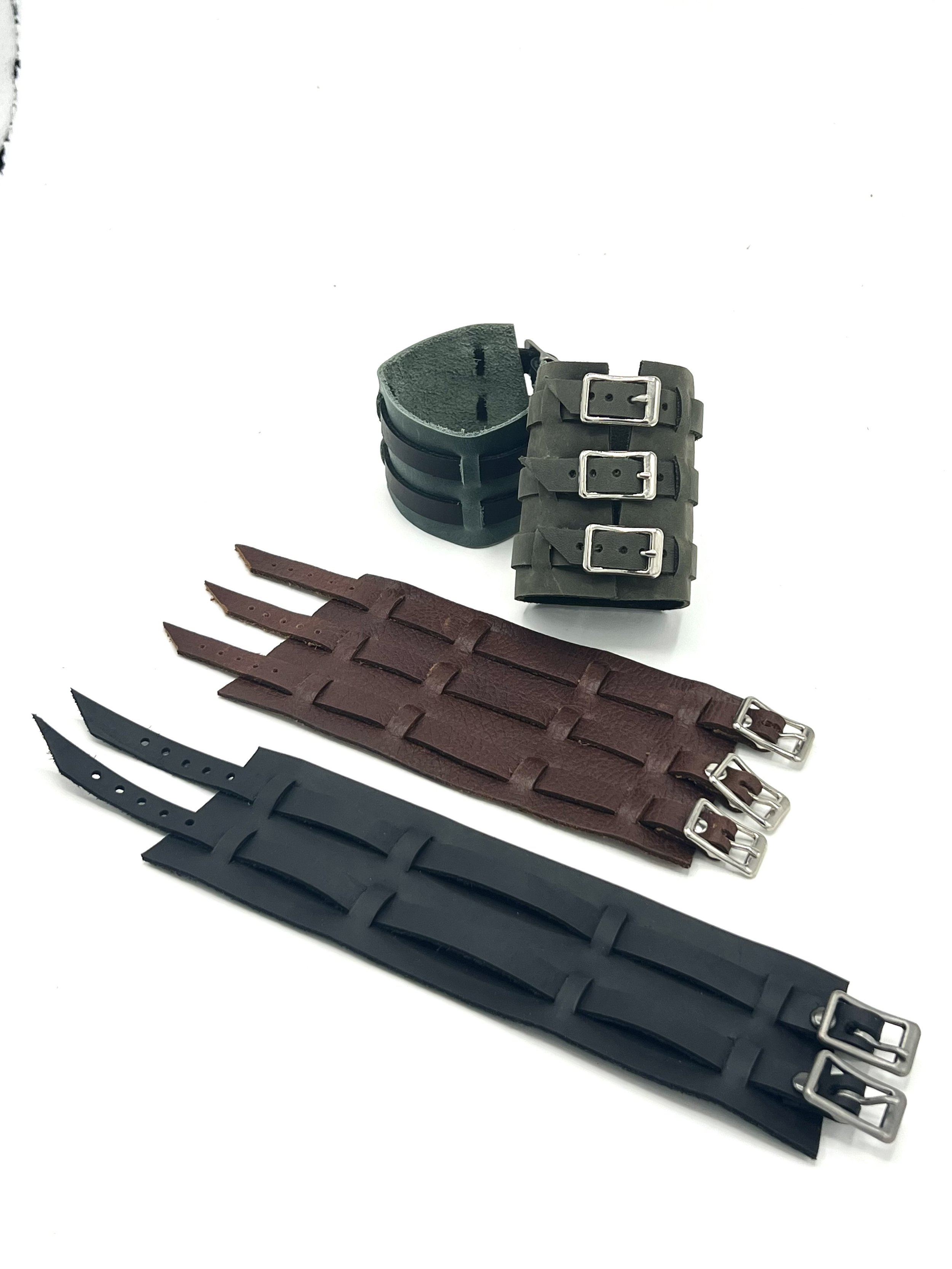 Double Buckle Cuff- Black