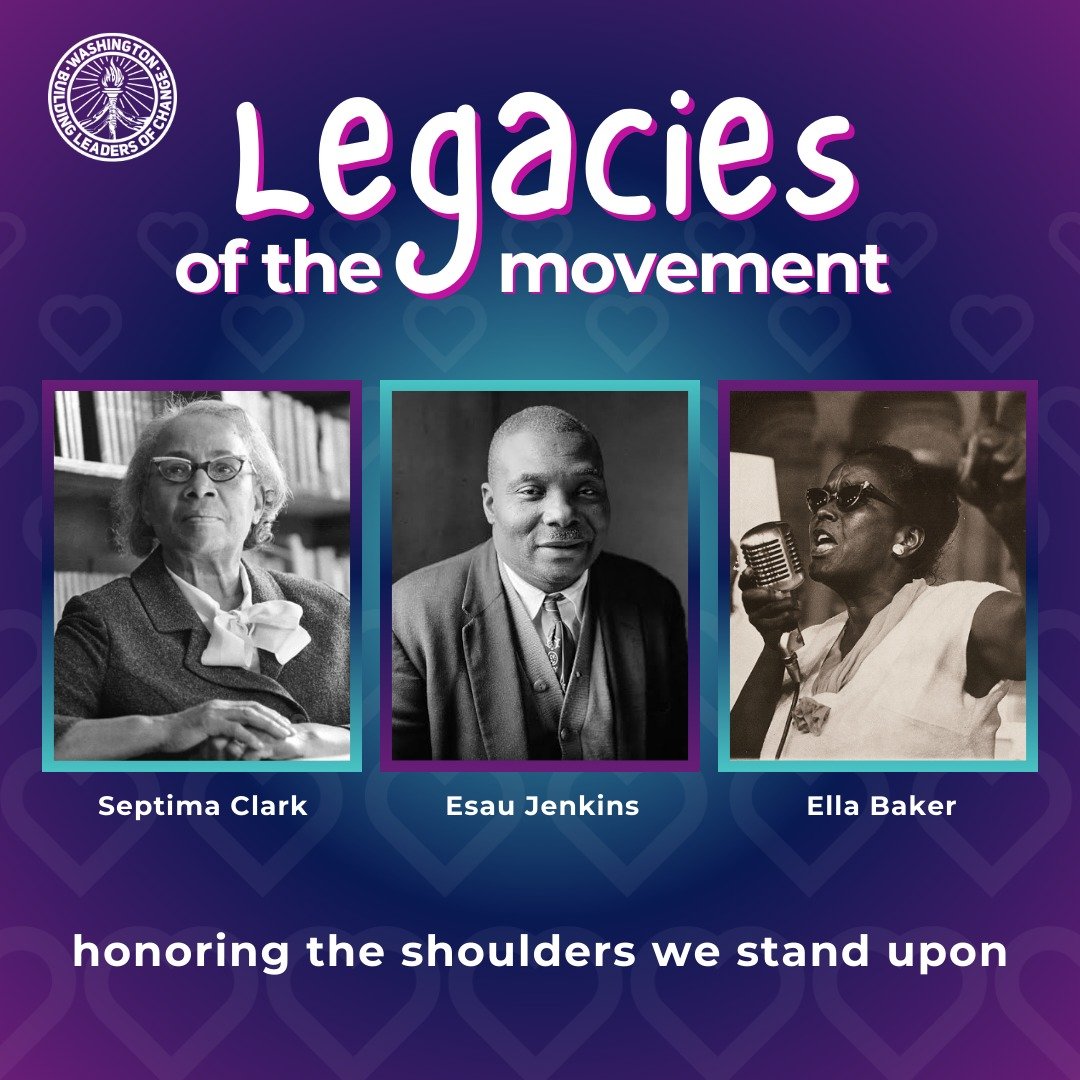 🌟 We want to recognize that we stand on the shoulders of giants! 🌟

✊ Esau Jenkins, Septima Clark, and Ella Baker are just some of the incredible movement leaders whose work became the foundation and inspiration for the Freedom Schools model and dr