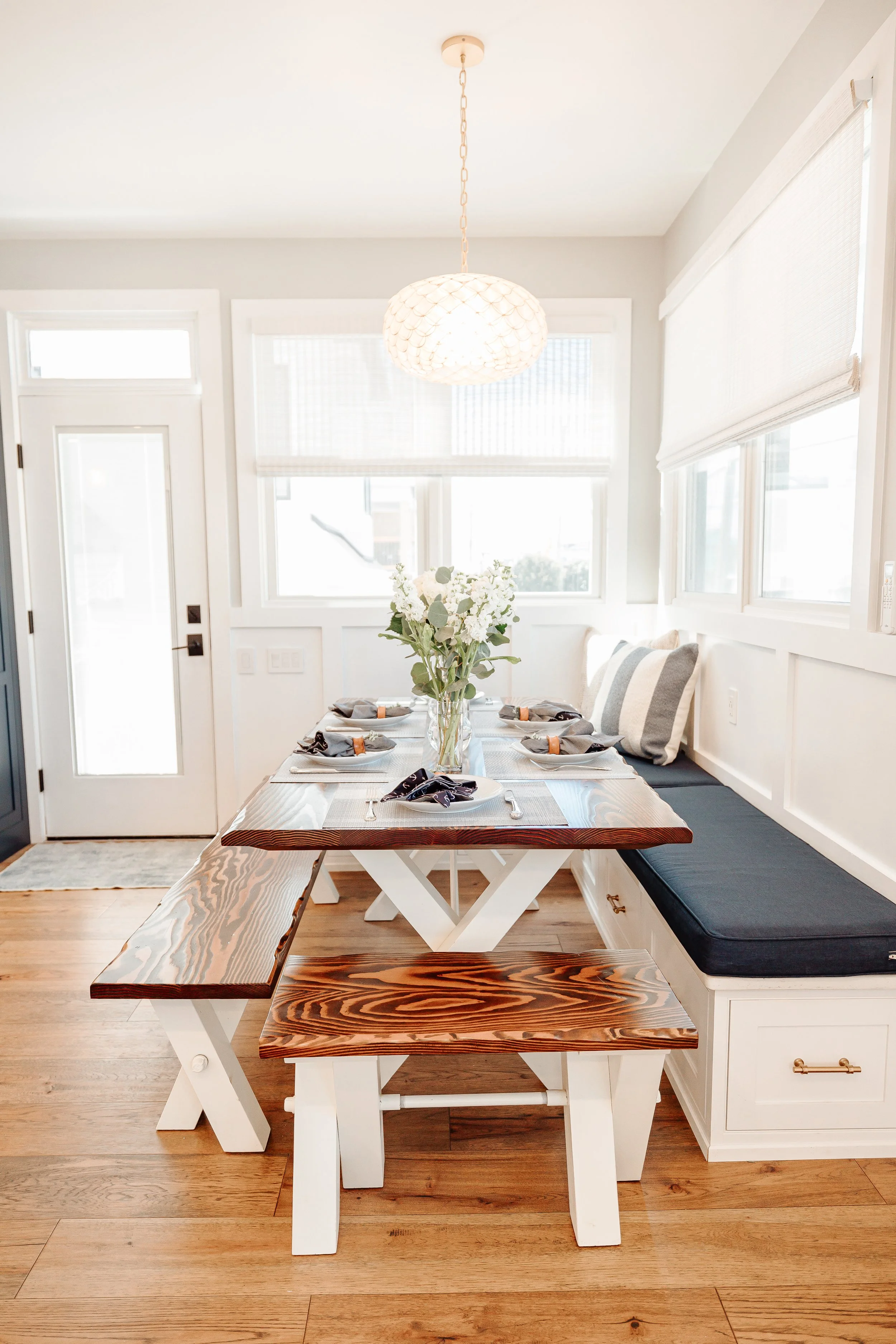 Airbnb Dining Nook Before &amp; After | Styling + Photography That Increases Bookings