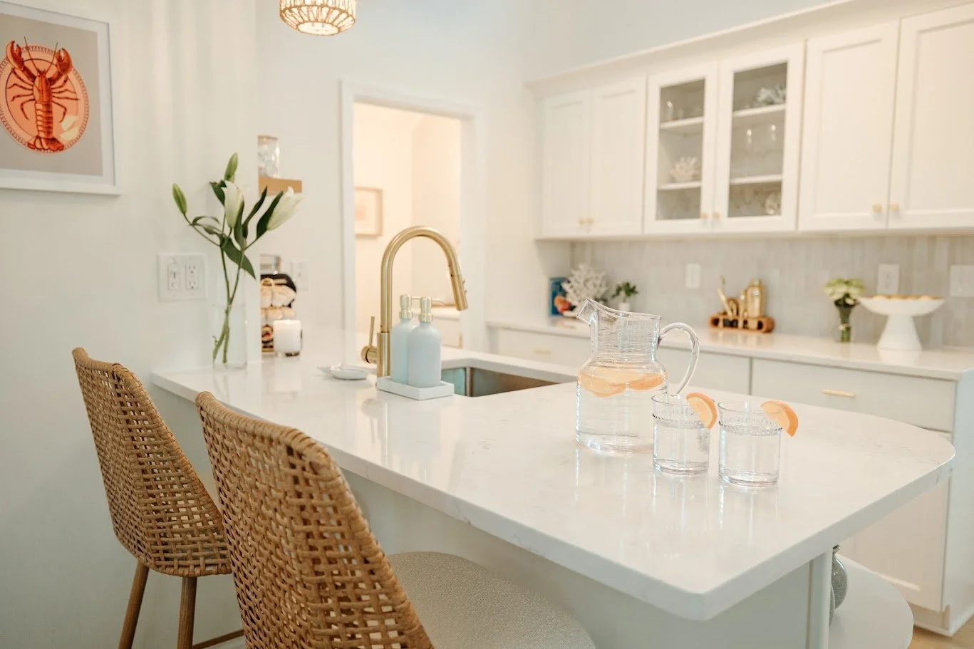 Neutral Kitchen Styling