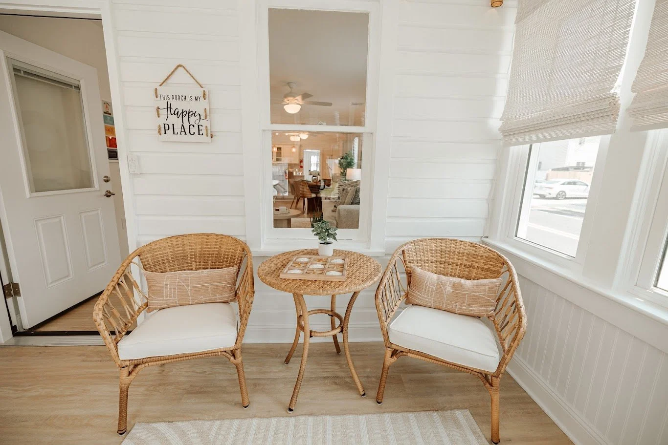 Cozy Sunroom Seating Nook