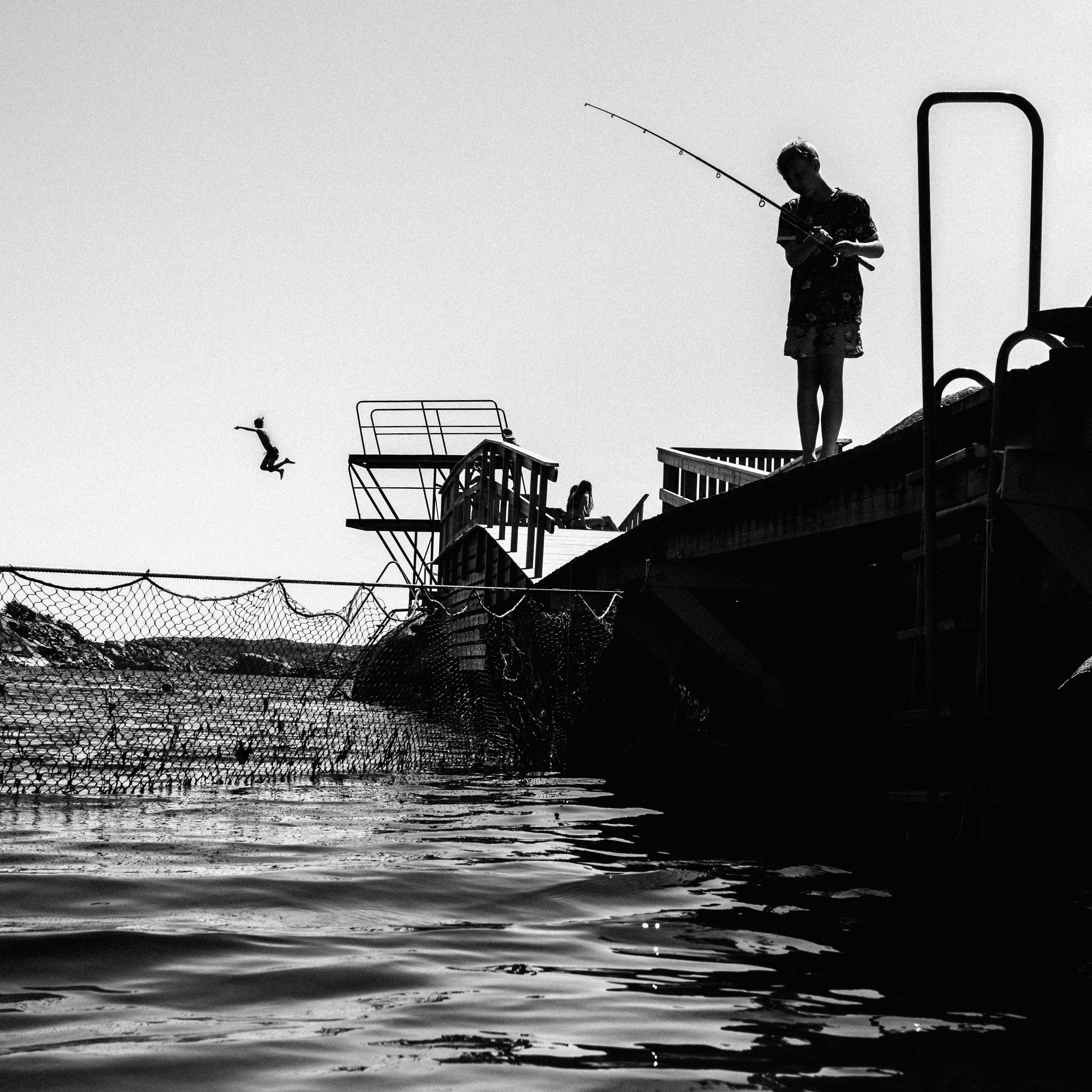 Bored fisherman Stock Photo by ©luislouro 23480783